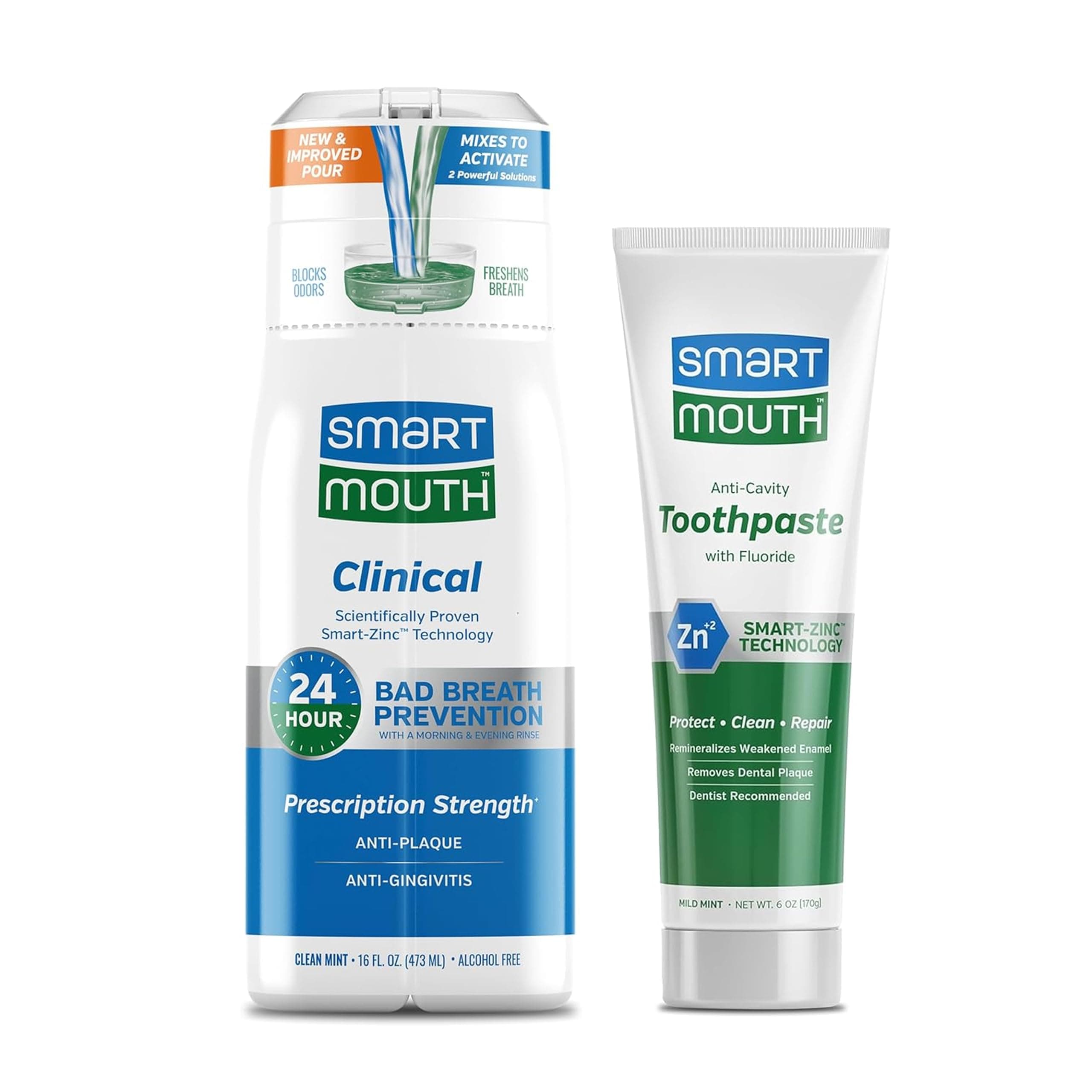 Clinical DDS Activated Mouthwash & Toothpaste, Bad Breath, Bleeding Gums Support