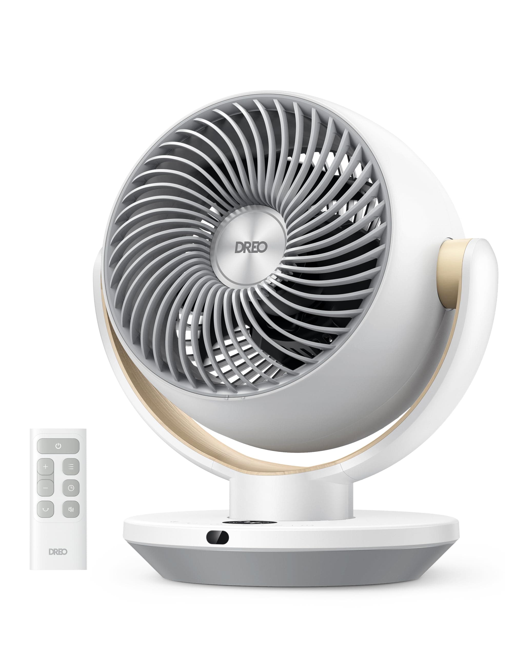 Fan for Bedroom, Desk Air Circulator Fans with Remote, 11 Inch Table Fan for Whole Room, 60ft Powerful Airflow, 120° Vertical Manual and 90° Oscillating, 4 Speeds, 8H Timer, 28dB Quiet, Home