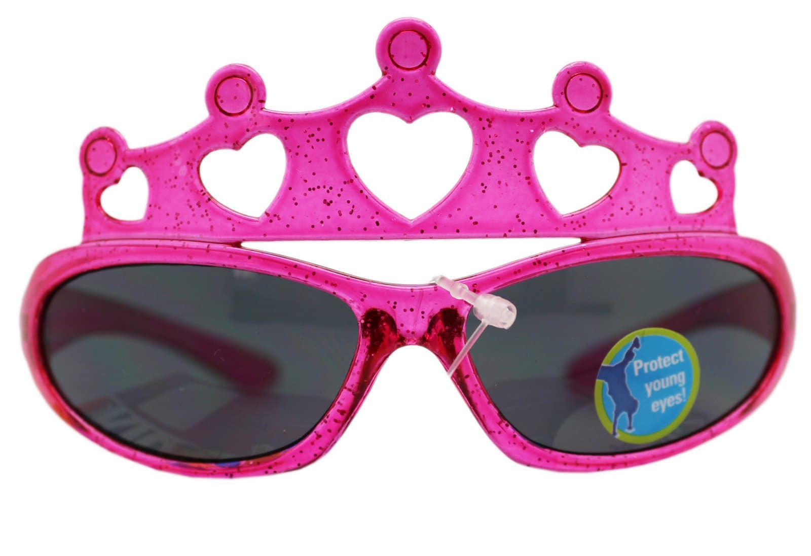 Transparent Pink Just Add Kidz Tiaraz Sunglasses for a Princess