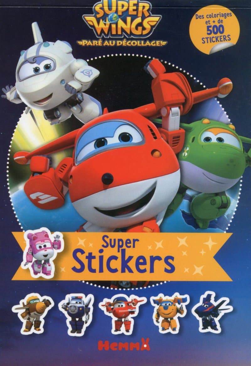 Super Wings Super stickers Paperback – Big Book, 16 May 2018