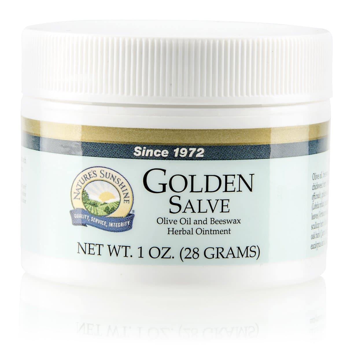 Nature's Sunshine Golden Salve, 1 oz. | Natural Moisturizer features Olive Oil, Beeswax, and Other Natural Ingredients to Soothe Skin