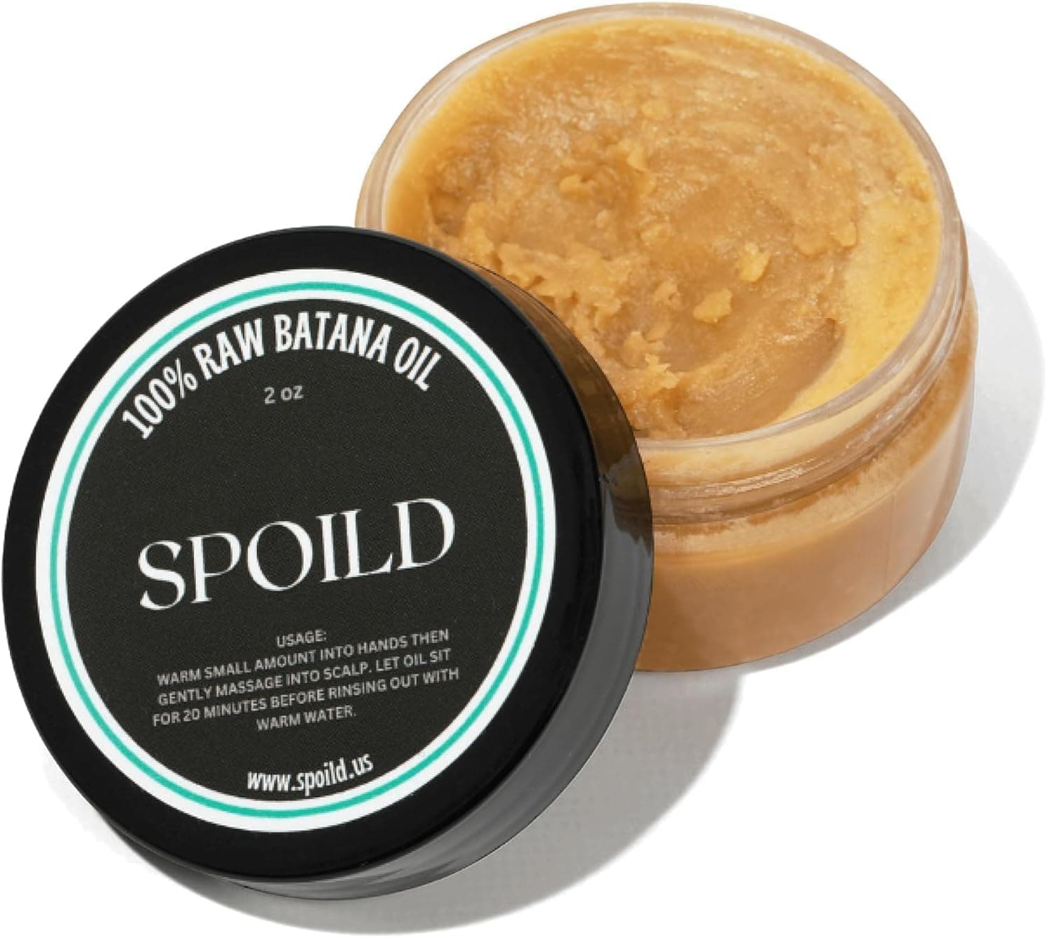 Spoiled Batana Oil - Raw Oil for Hair Growth, Repair & Gloss, Suitable for Everyone