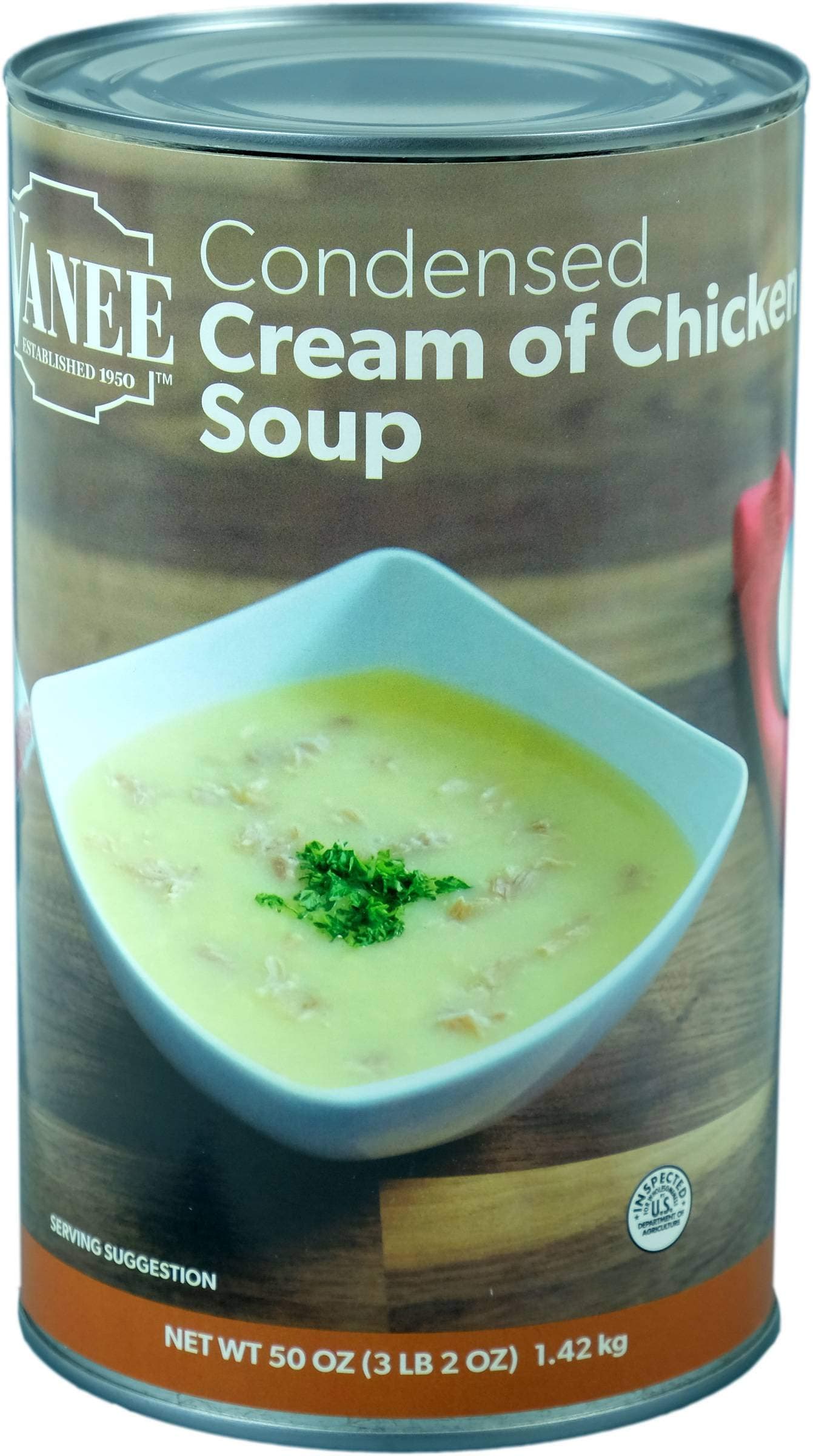 VANEECondensed Cream of Chicken Soup - 51 oz. can, 12 per case
