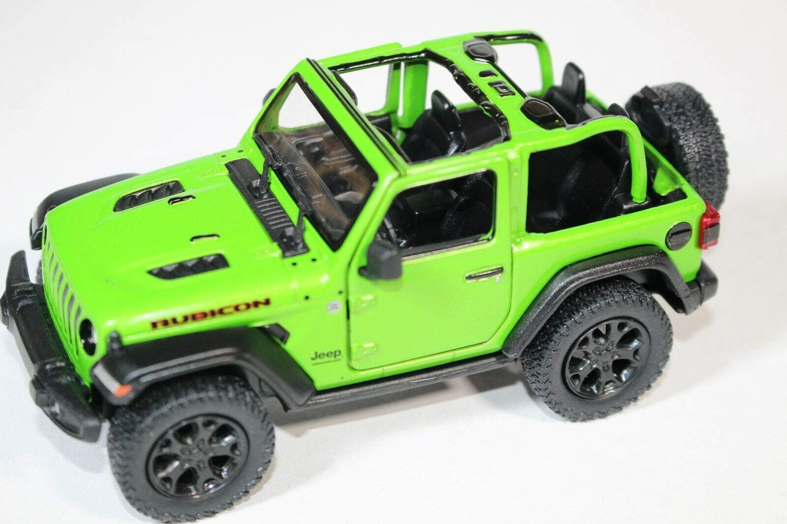 Kinsmart P/B 2018 Jeep Wrangler Rubicon No Top Green