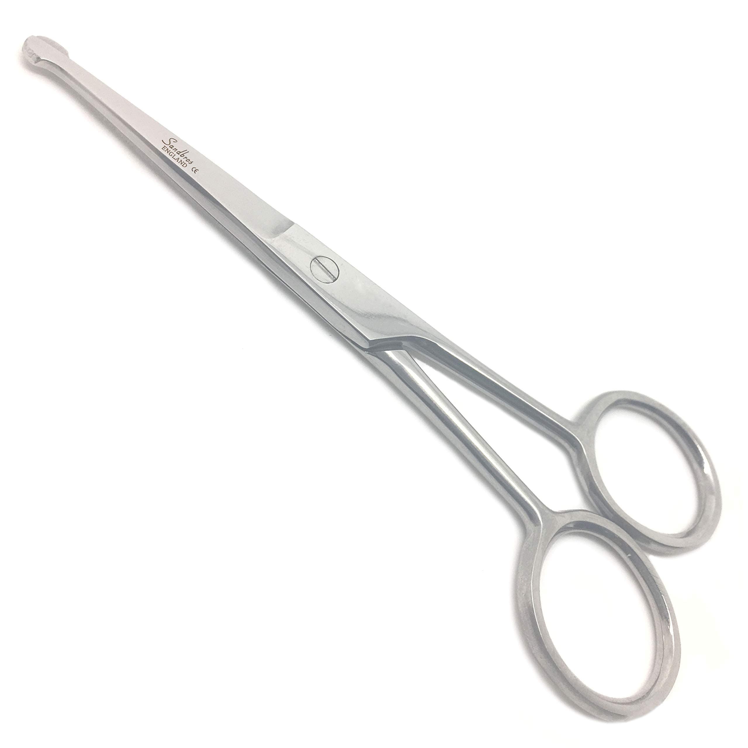 Nose Scissors Moustache Mustache Scissors Baby Hair Trimming ScissorNose Scissors Moustache Mustache Scissors Baby Hair Trimming Scissor 10CM DOUBLE PROB