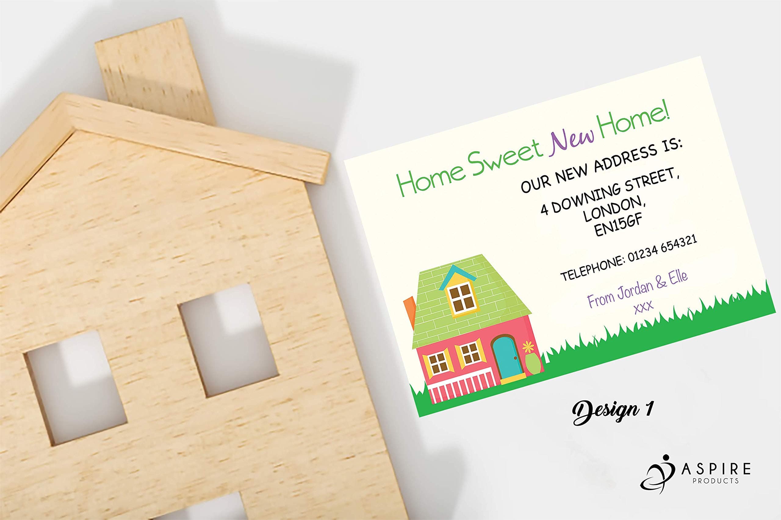 Personalised Change of Address Cards | New Home Announcement Cards
