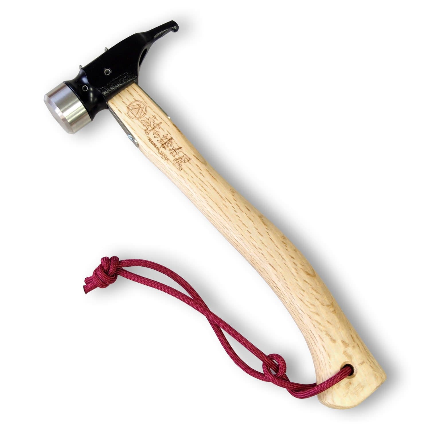 Ellisse Forging Quenching Peg Hammer St.Martelo Made in Japan (Stainless×Black)