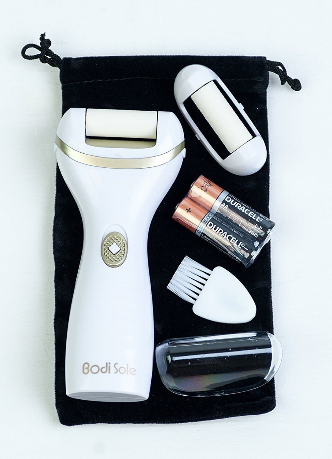 Bodi Hut Battery Operated Electric Pedicure Foot File Callus Remover - White