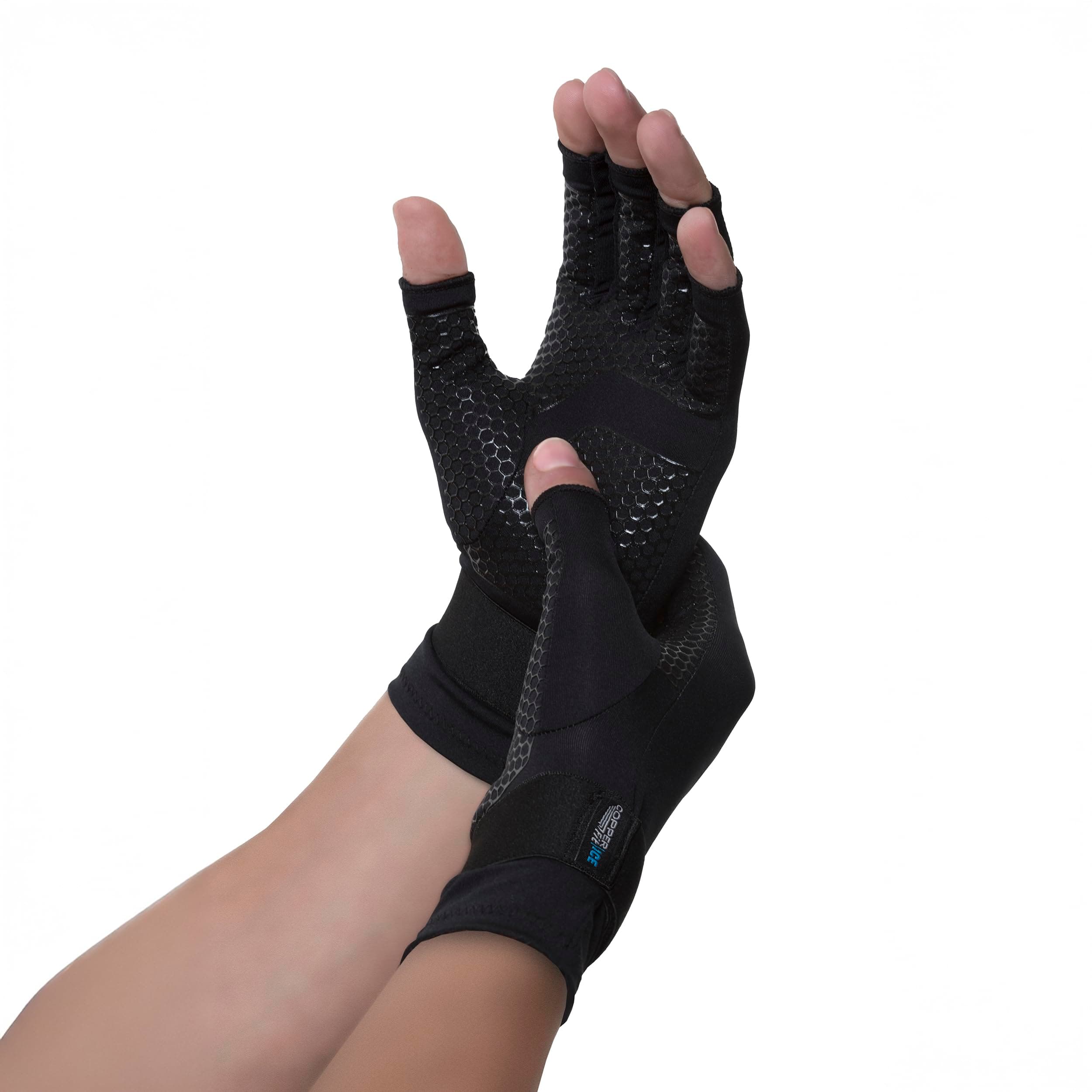 Unisex ICE Compression Gloves Infused with Menthol and Coq10 for Recovery