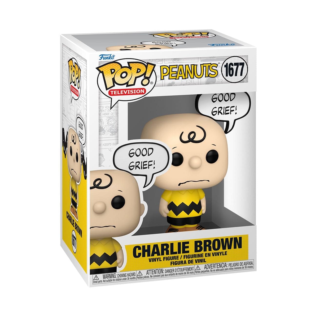 Pop! Animation: Peanuts - Charlie Brown - Cb Gg - Classic Peanuts - Collectable Vinyl Figure - Gift Idea - Official Merchandise - Toys for Kids & Adults - Cartoons Fans
