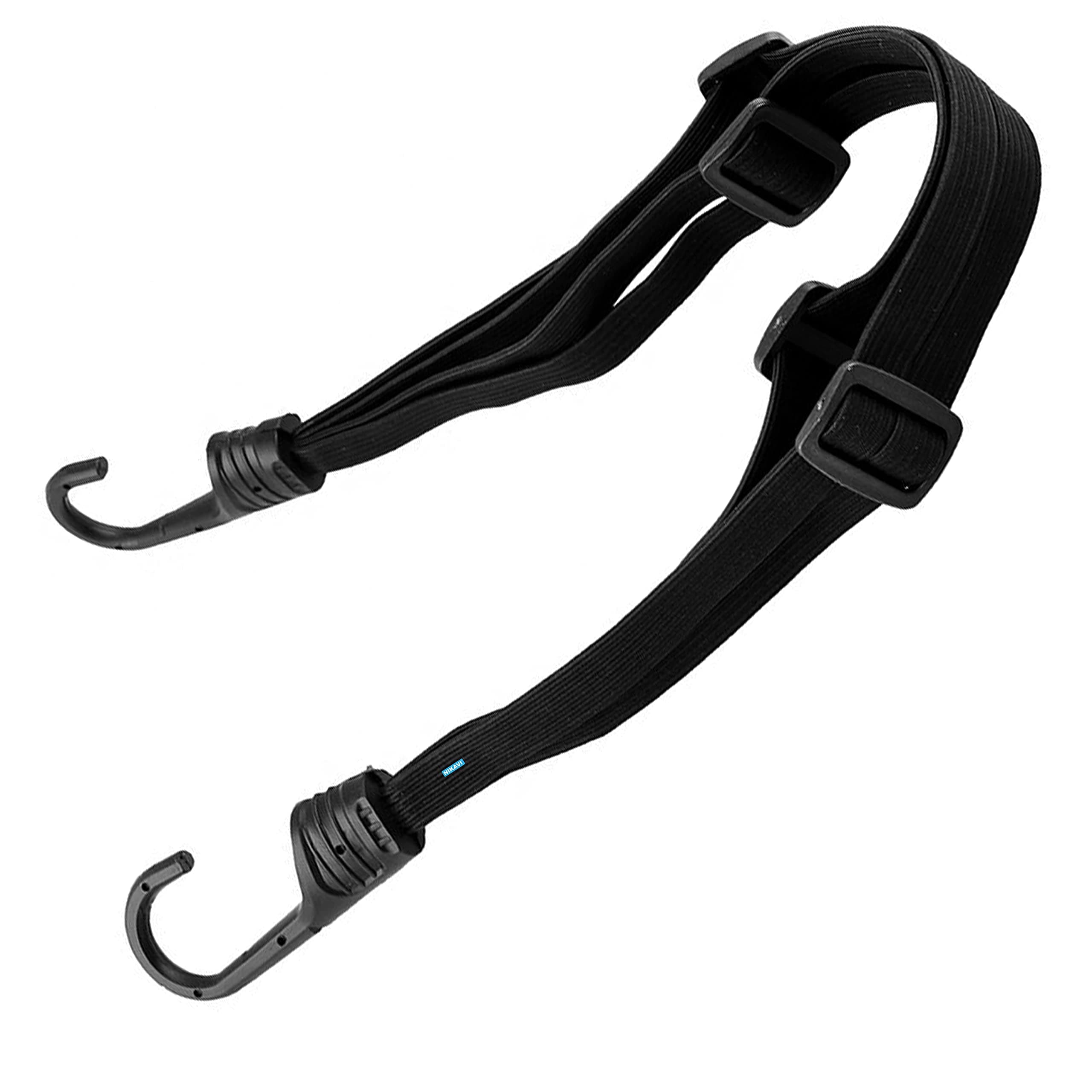 NIKAVI Universal Fix Helmet Rope Motorcycle Luggage Straps Elastic Luggage Net (1)