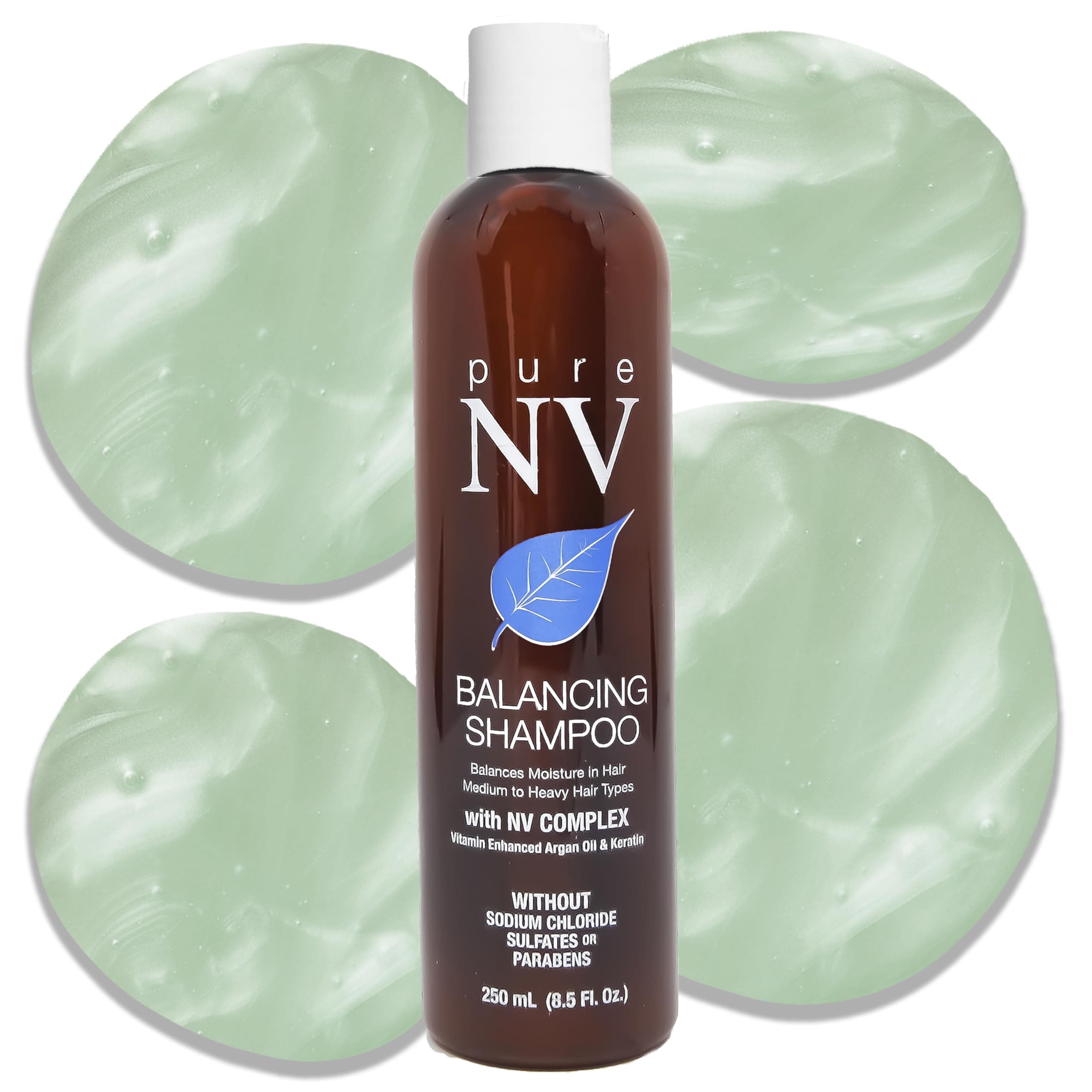 Balancing Shampoo for All Hair Types – Gentle Cleansing & Scalp Balancing Formula – Strengthen, Moisturize, Protect Color & Keratin – Sulfate-Free, Sodium Chloride-Free, Paraben-Free, 8.5 oz