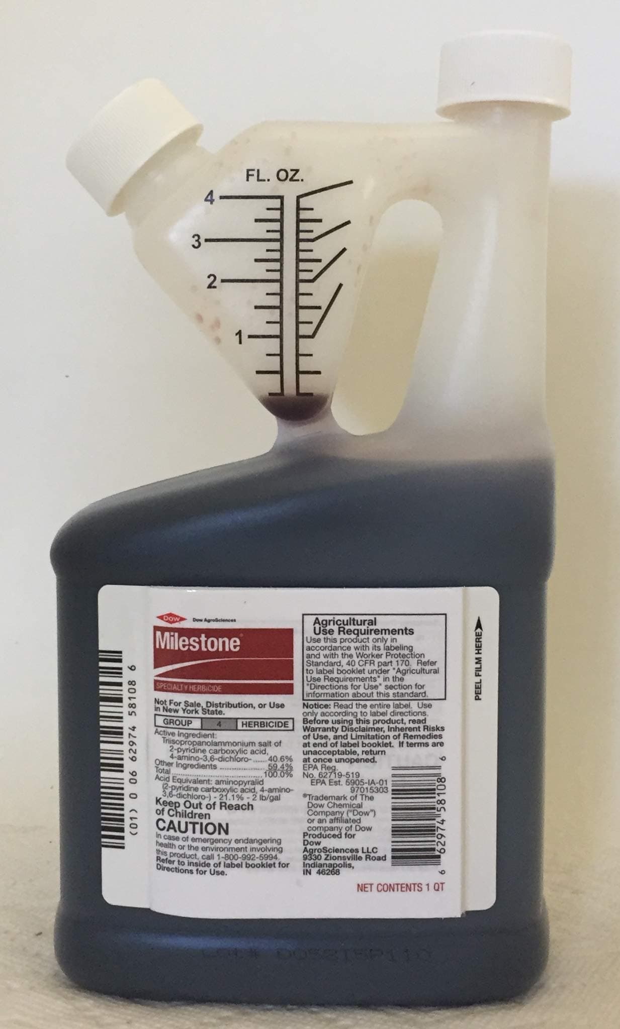 Dow Agroscience Milestone Specialty Herbicide with Aminopyralid 32 oz