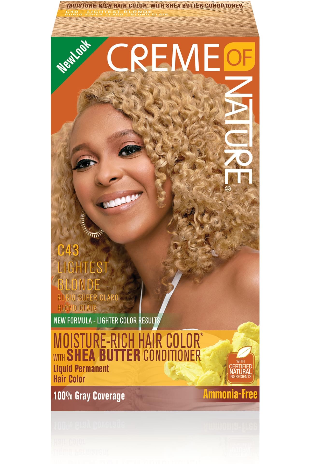 Creme of Nature Moisture Rich Hair Color Kit, Light Blonde Light Blonde