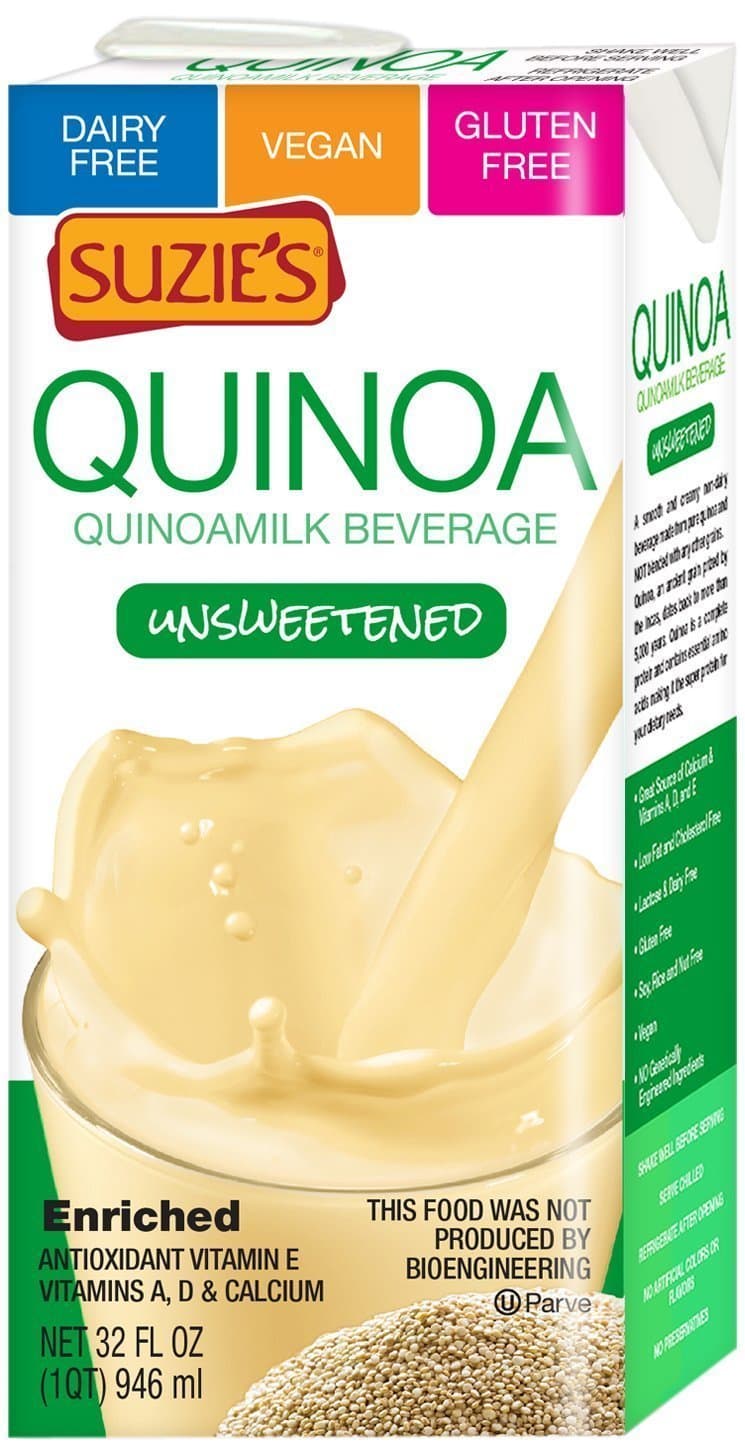 SUZIES QUINOA MILK UNSWTND, 32 OZ