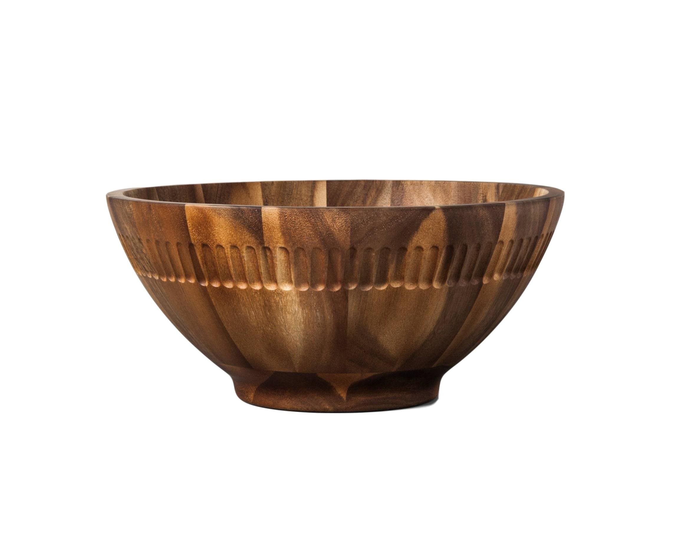 Acacia Wood Salad Bowl Large Many Uses Fruit, Salad or Home Decor