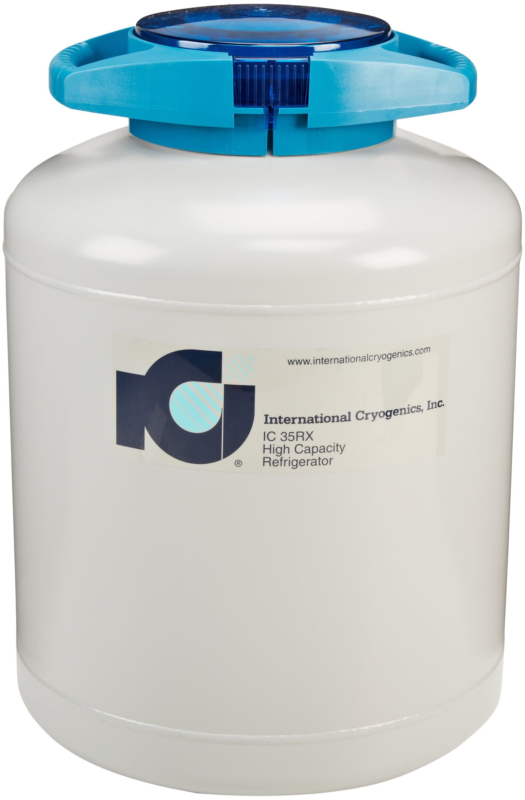 LN2 Liquid Nitrogen Refrigerator, 35L, 6 Canisters