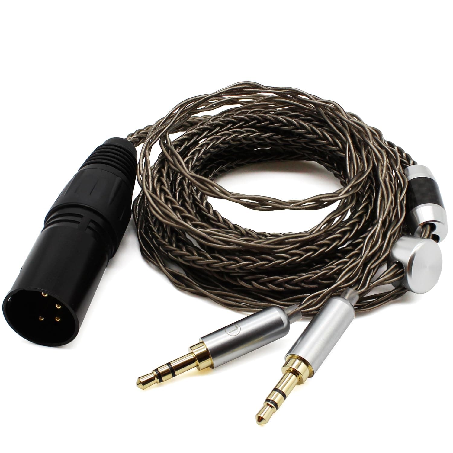 4 Pin XLR to Dual 3.5mm Male Version