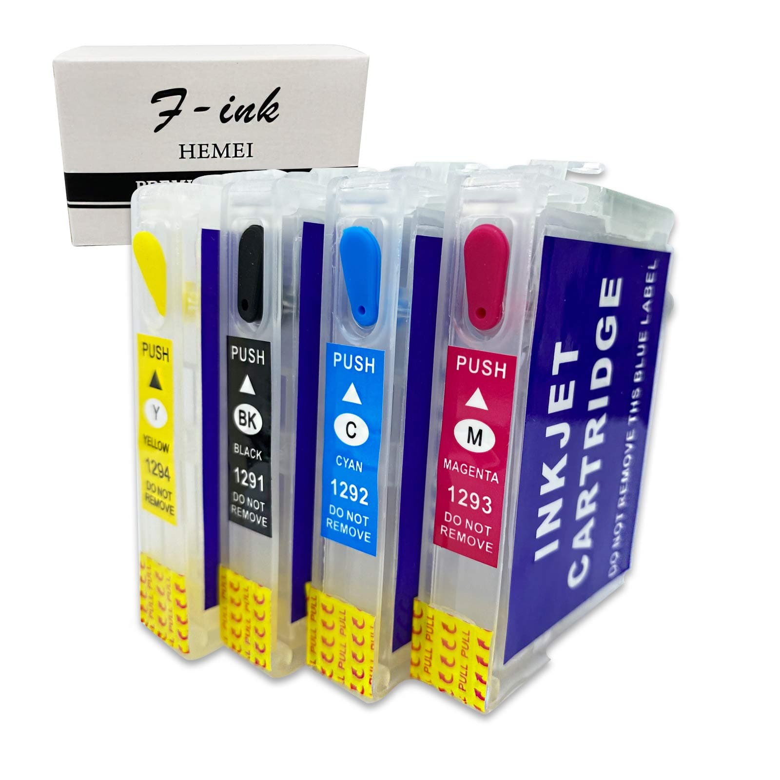 HEMEI T129 Empty Refillable Ink Cartridge for Epson B42WD SX435W SX230 SX235W SX420W SX425W SX430W SX435W SX438 SX440W SX445W SX525WD SX535WD SX620FW BX305 F BX305 FW bx525fw Printer