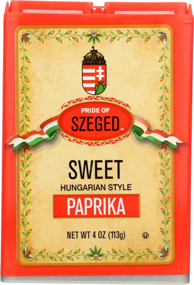 Szeged Seasoning Sweet Paprika-4 Ounce Containers, Case of 6