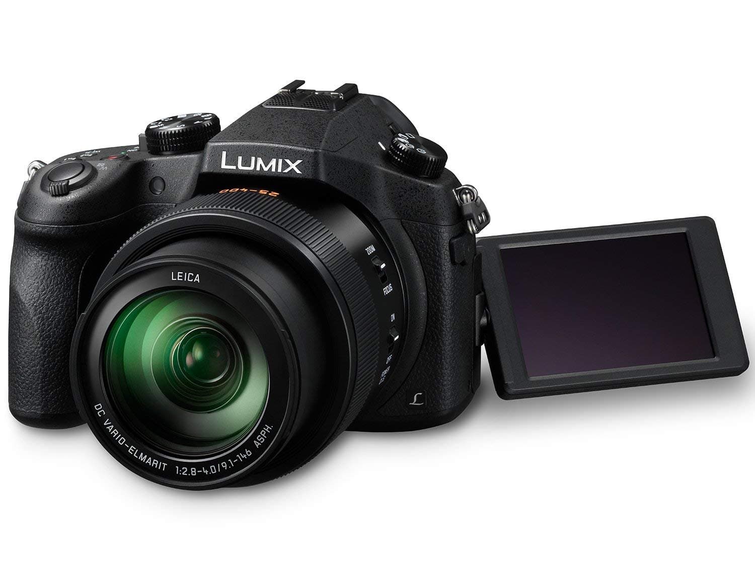LUMIX DMC-FZ1000 20.1MP 4K Point and Shoot Digital Camera w/ 16X Zoom Leica Lens, Built-in Wi-Fi and NFC - Black (US Model)