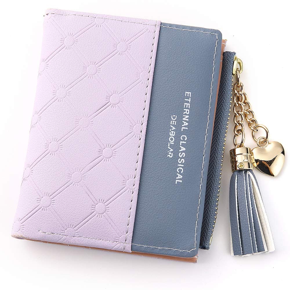Wallet for Women Small Compact Wallet Bifold, RFID Wallet Credit Card Holder Mini Bifold Pocket Wallet