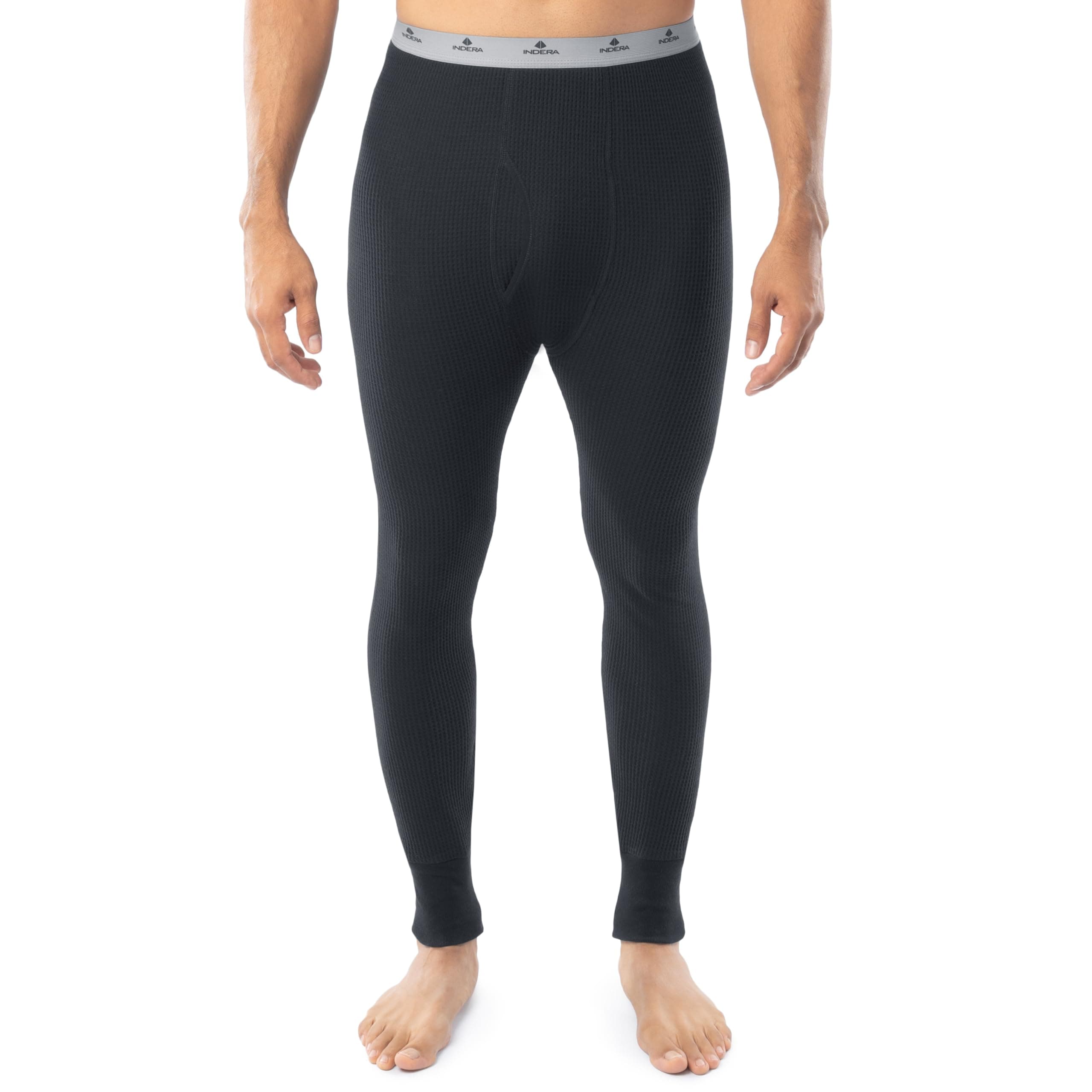 Men's Heavyweight Cotton Waffle Long Johns Thermal Underwear Bottom