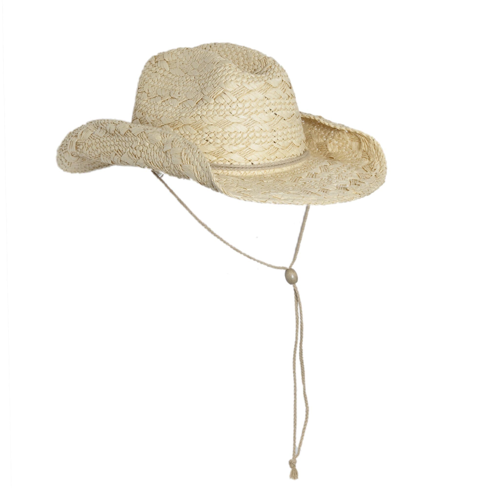 Vamuss Drifter Style Straw Cowboy Hat for Women with Shapeable Brim and Chin Strap