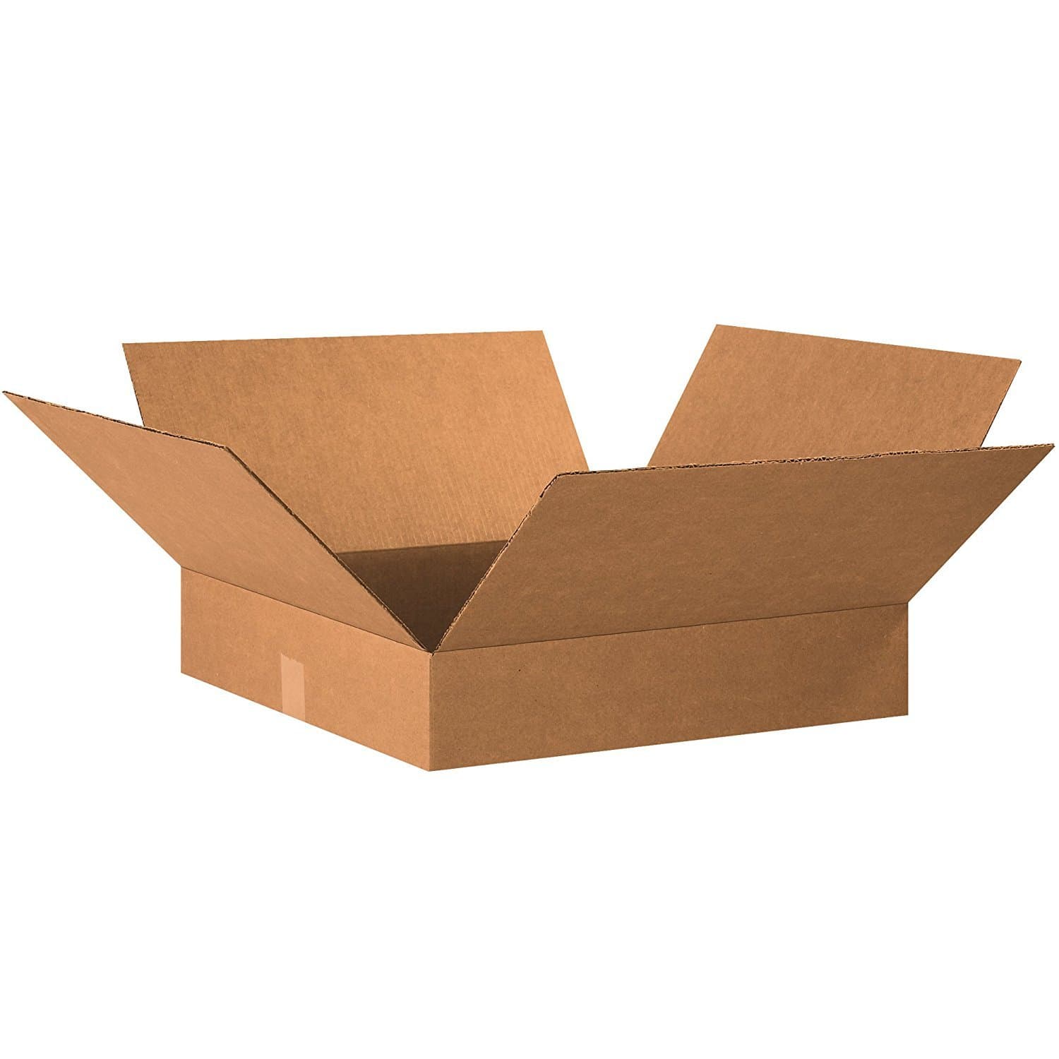 BOX USA Shipping Boxes Flat 20"L x 20"W x 4"H, 10-Pack | Corrugated Cardboard Box for Packing, Moving and Storage