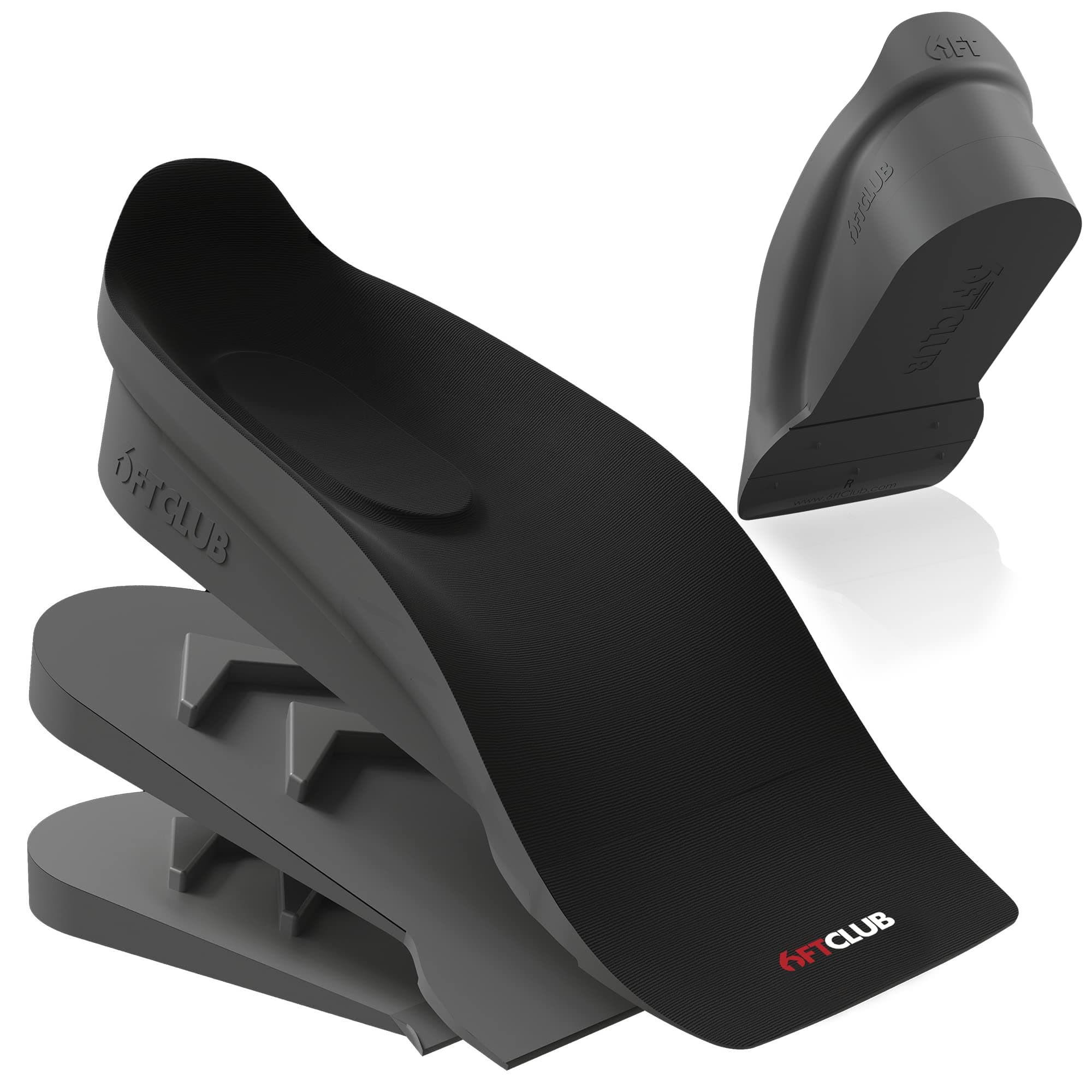 6FT CLUB Men's Stealth Height Increase Insoles - Invisible 1.5" Lift (4CM) Deluxe Memory Foam, Orthopedic Arch Support