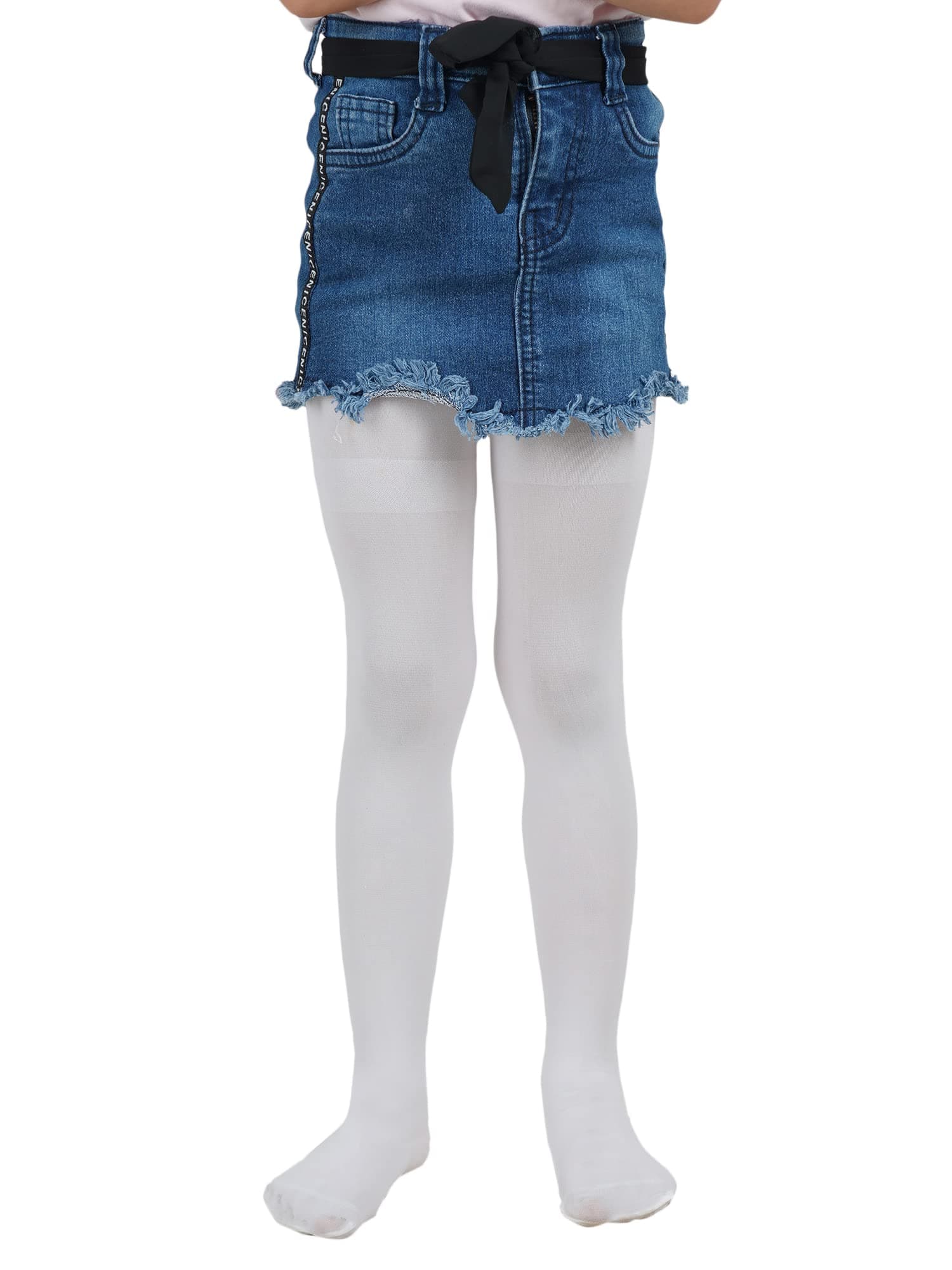 NEXT2SKIN Girls Spandex Nylon Stretch Tights, Pantyhose Stockings for Kids|Soft & Comfortable Full-Length Tights in Multi Colors