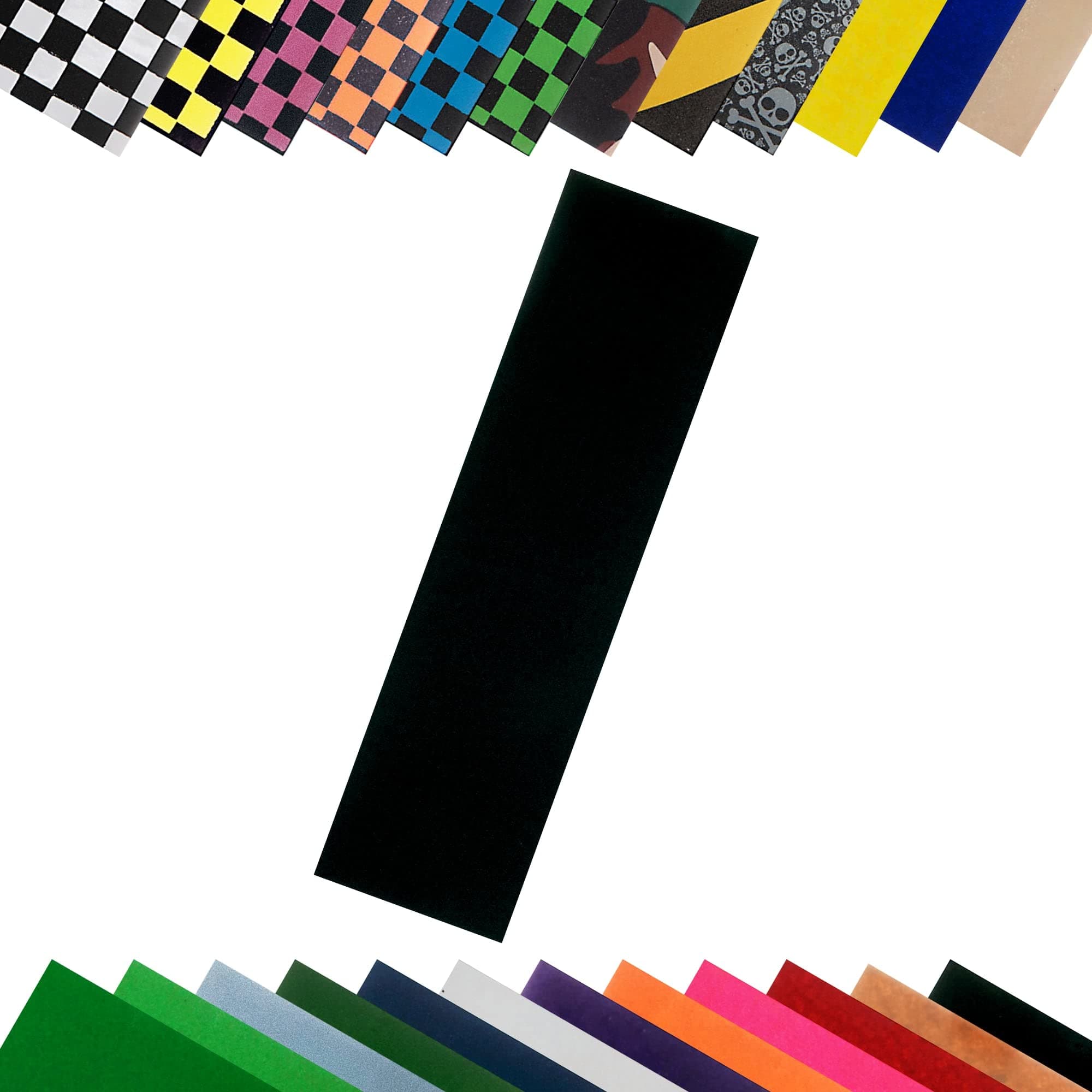9 x 33 Inch Skateboard Grip Tape Sheet Black