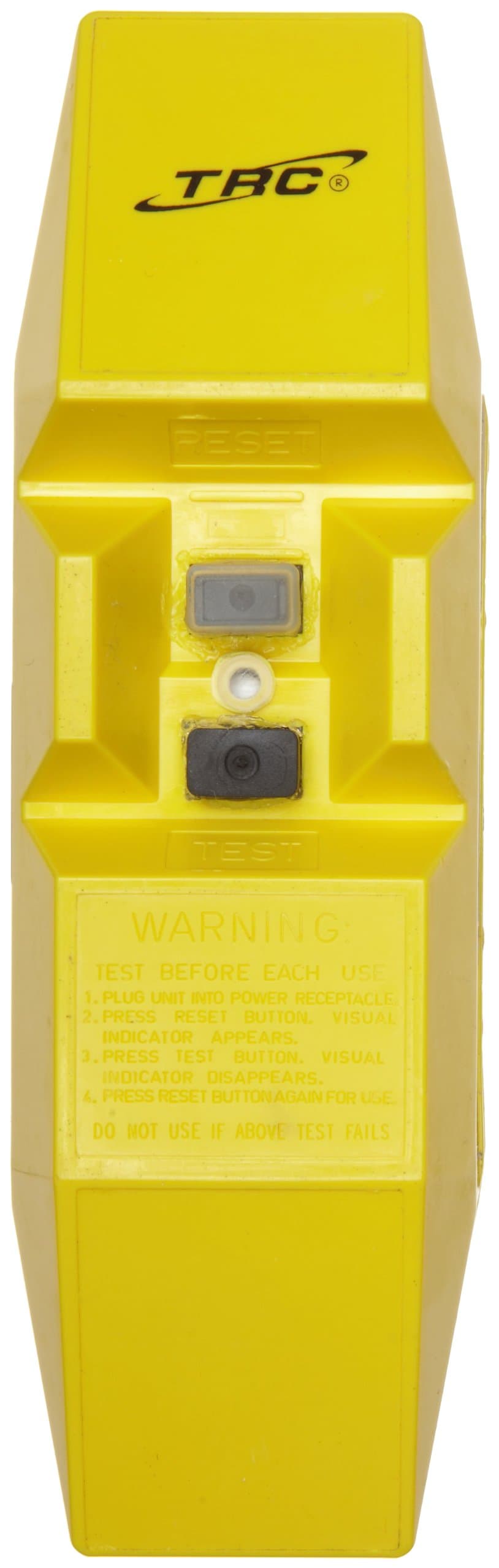 Southwire 25000016-6 120V/20A and 240V/20A, Dual Voltage In-Line User Attachable GFCI, Yellow