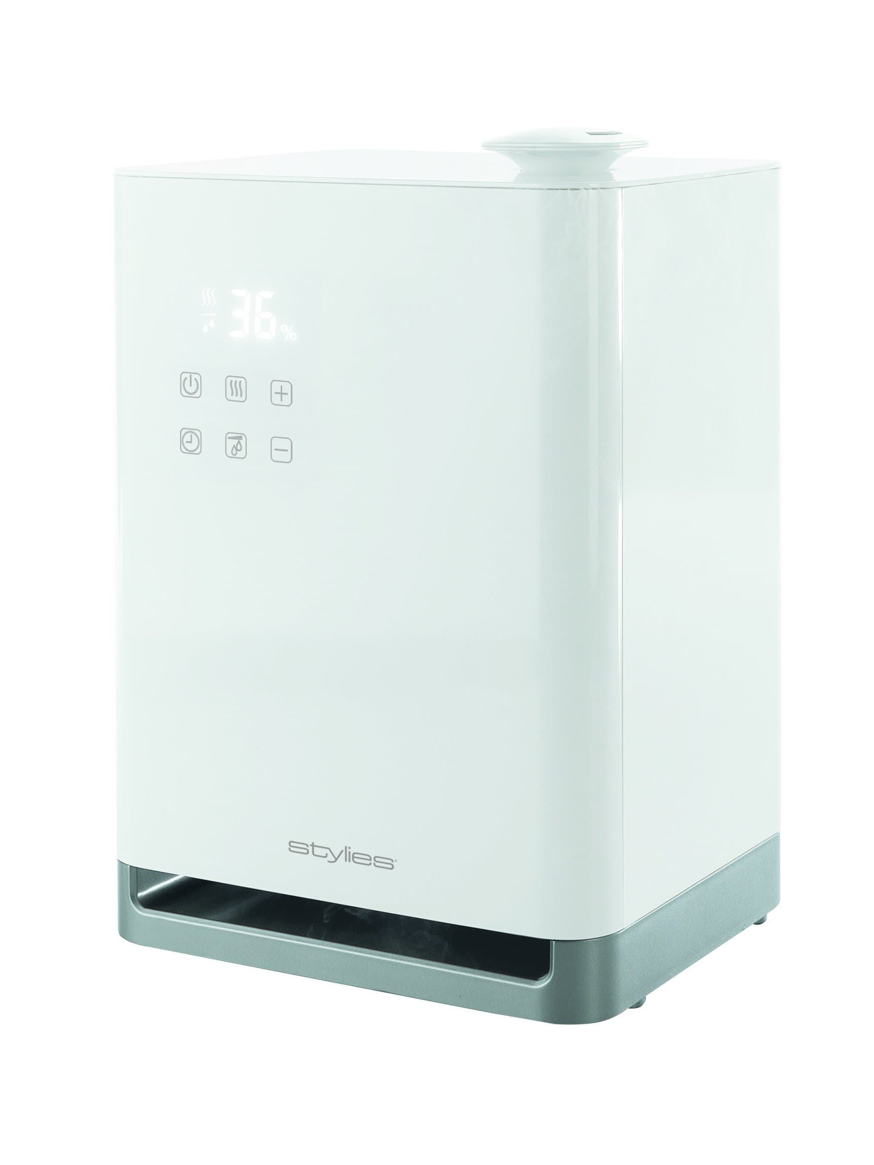 Stylies Titan Ultrasonic Humidifier, Plastic, 110 W, White