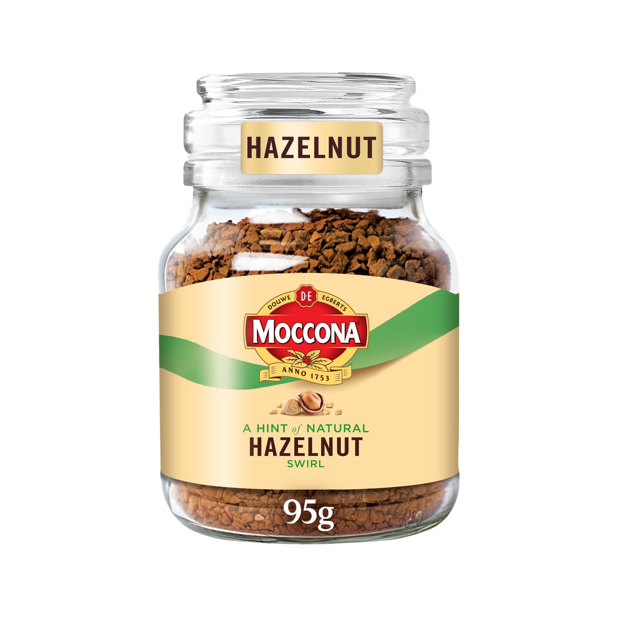 Moccona Freeze-Dried Instant Coffee 95 Grams (Imported from Australia) (Hazelnut)