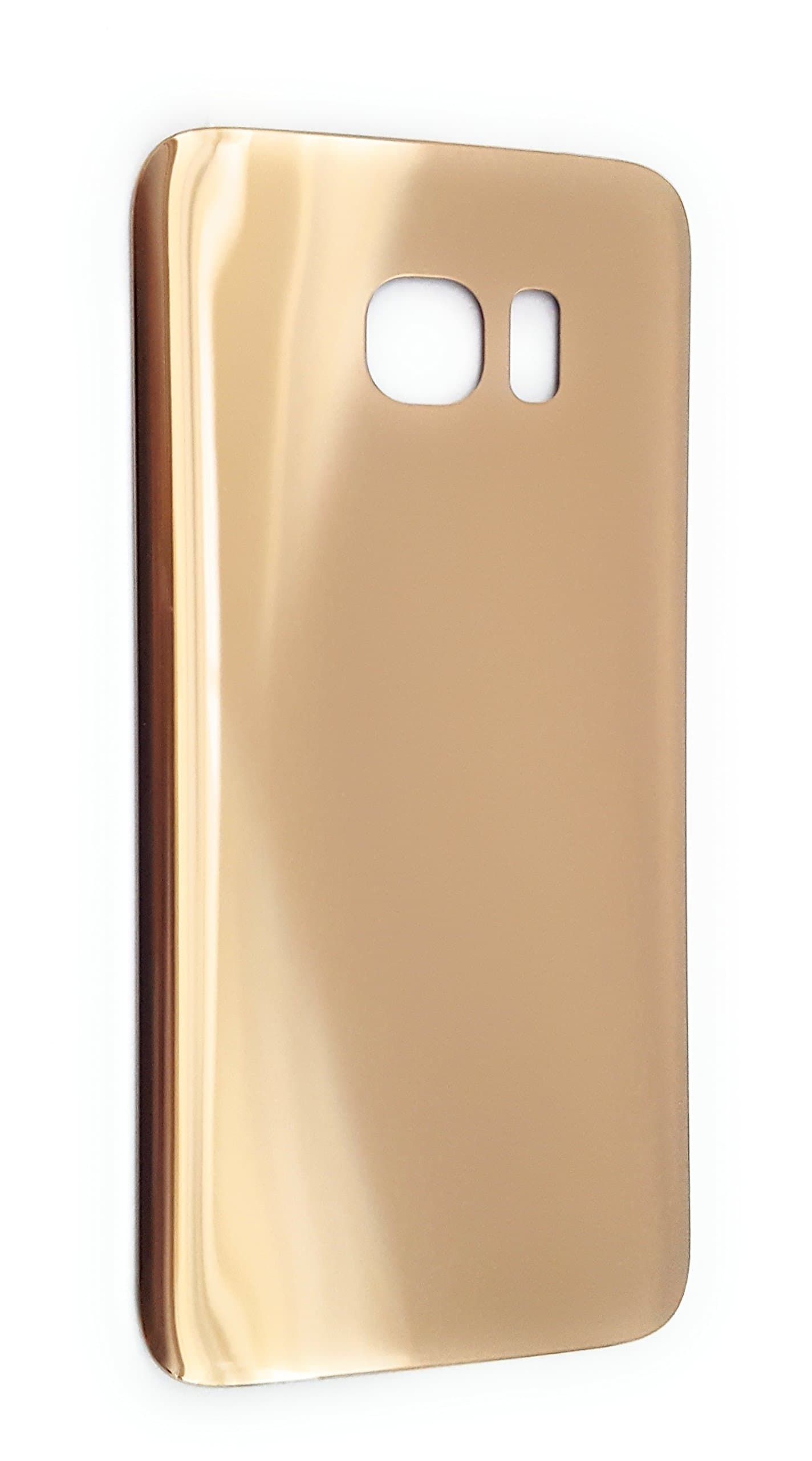 Hardwick Stores Back Glass Replacement for Samsung Galaxy S7 Edge (Gold) with Adhesive Sticker