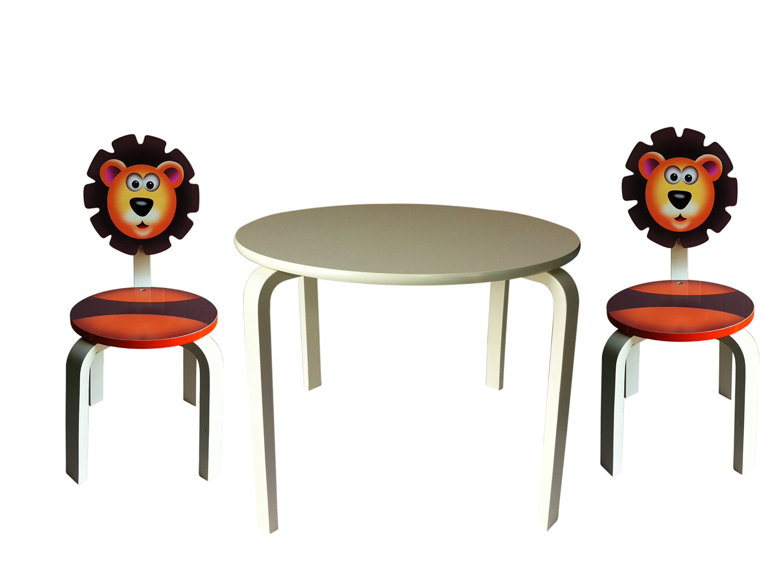 Inskeppa Lion Table and Chairs Set. Kid's Furniture Set