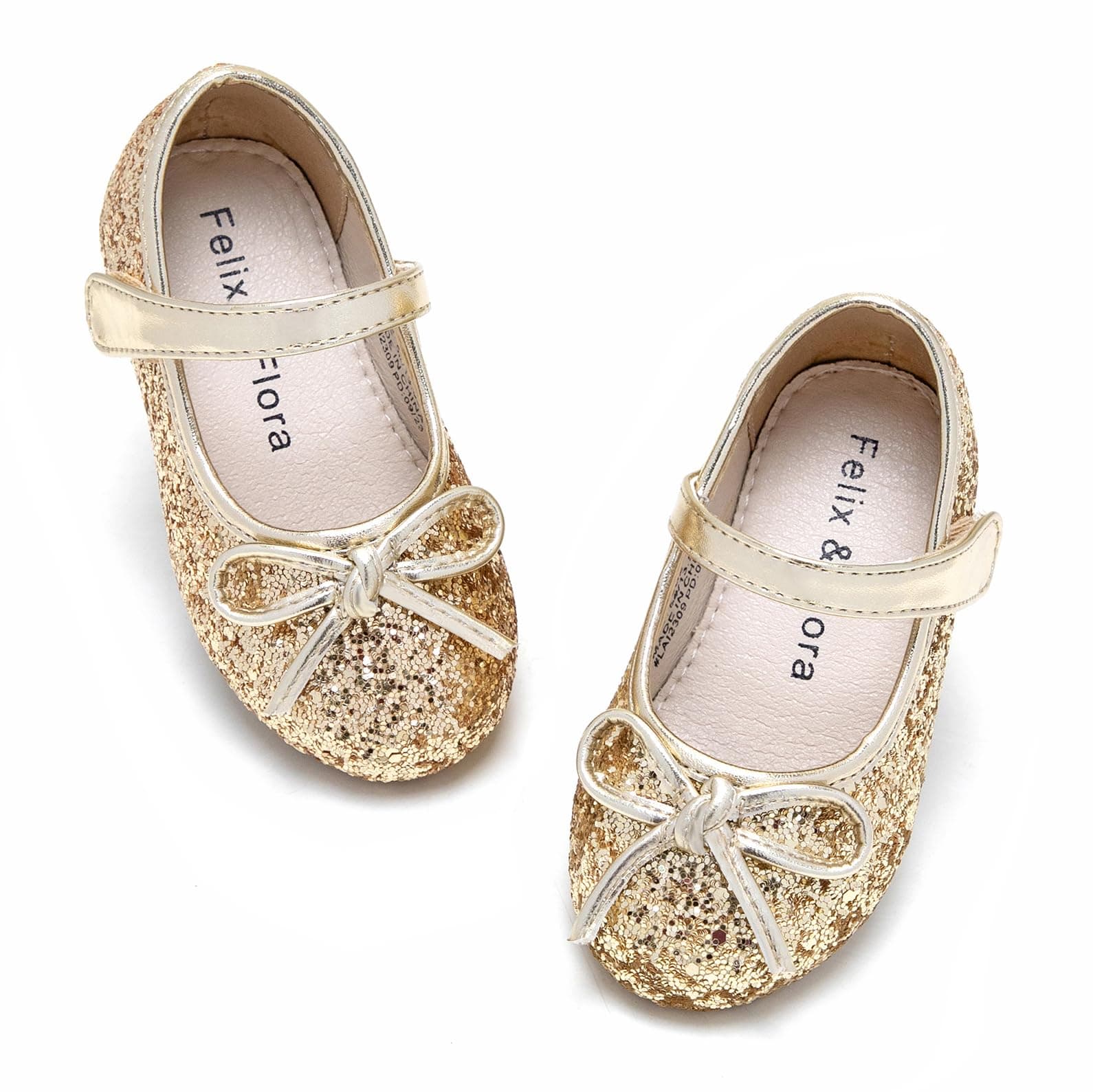 Felix & FloraToddler Flower Girl Dress Shoes - Girl Ballet Flats Party School Shoes Wedding
