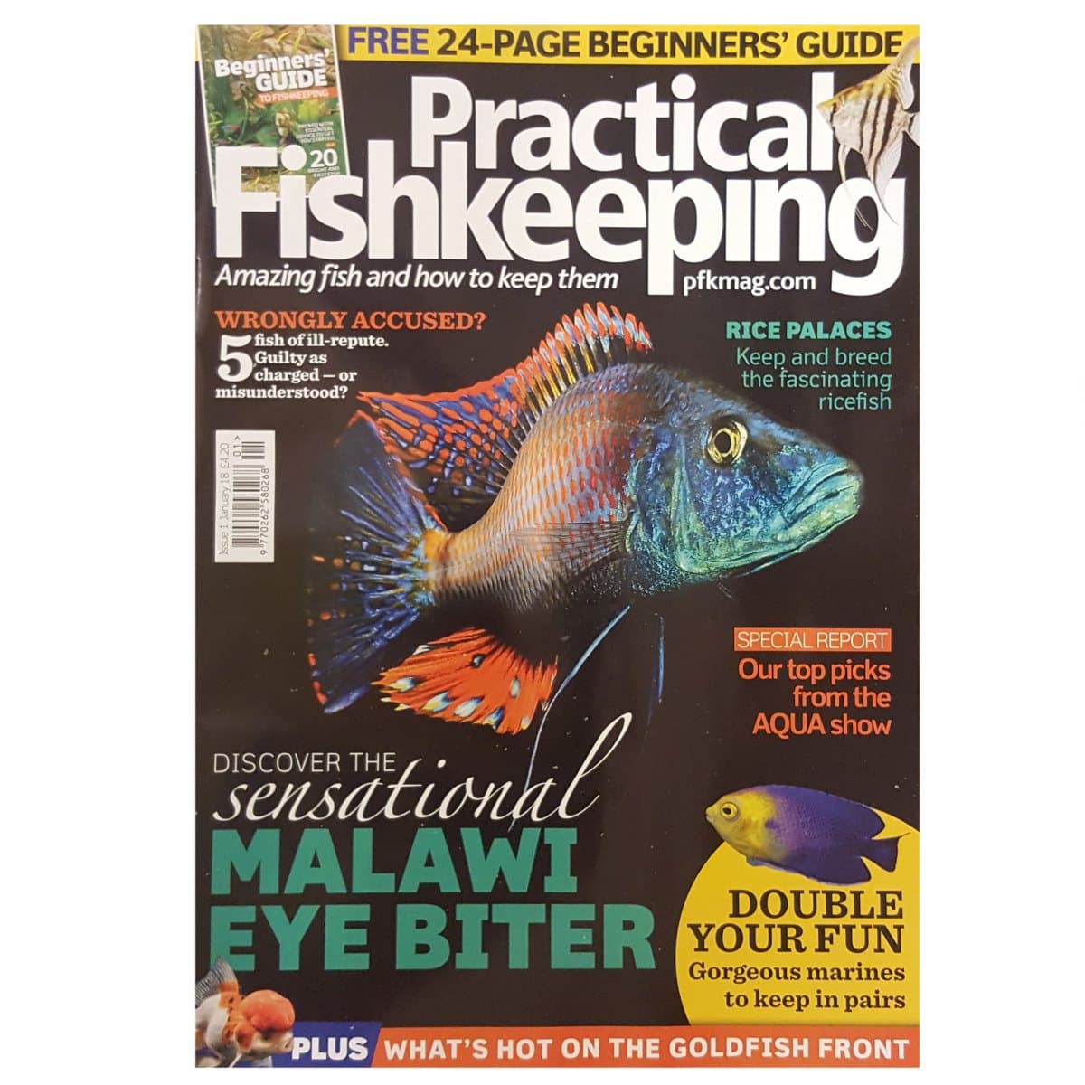Practical Fishkeeping Magazine Issue 1 January 2018 PFK Mag