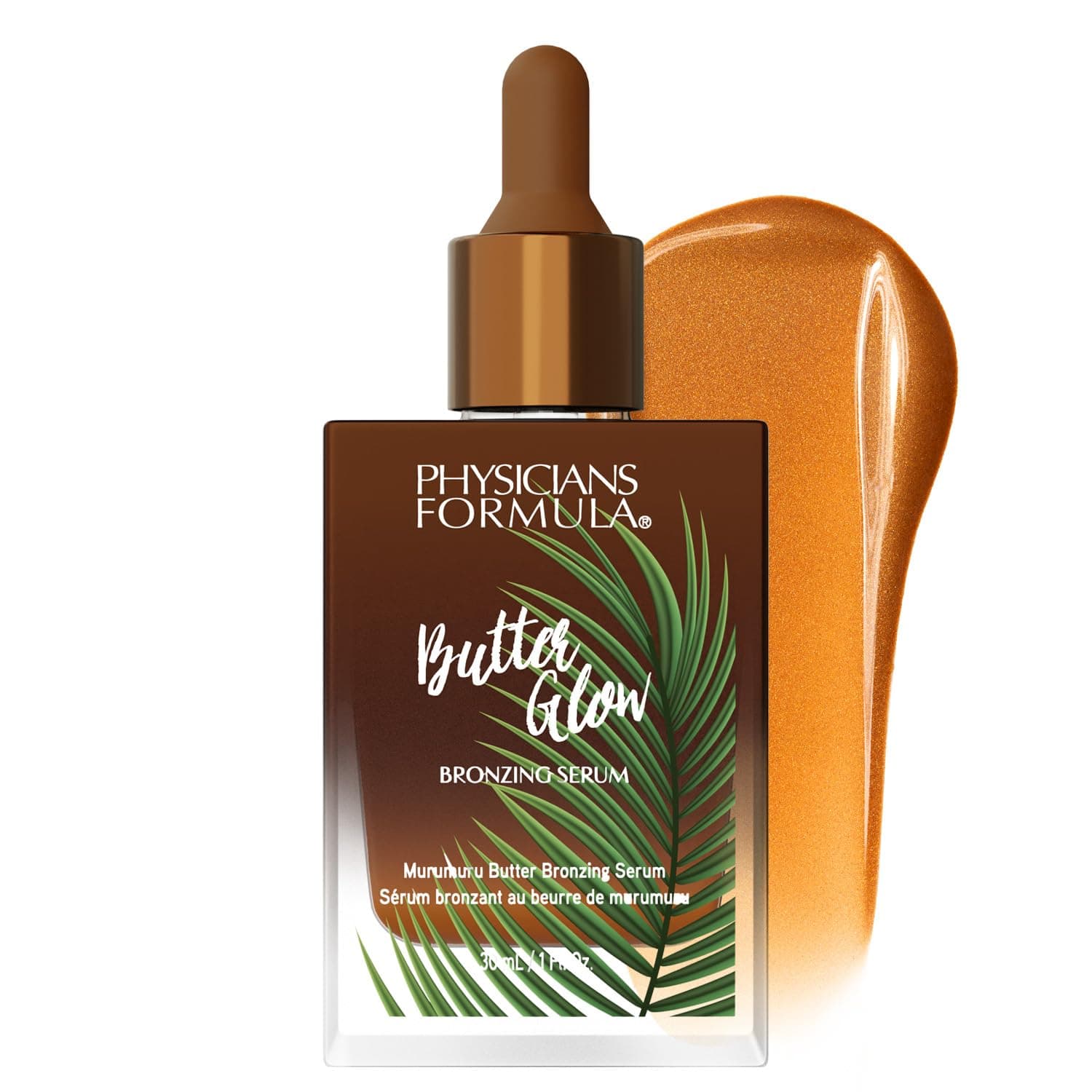 Butter Glow Bronzing Serum, Nourishing Skincare Bronzing Drops for Radiant Sunkissed Complexion, Enriched with a Blend of Murumuru, Cupuaçu and Tucuma Butters, Sunkissed Glow