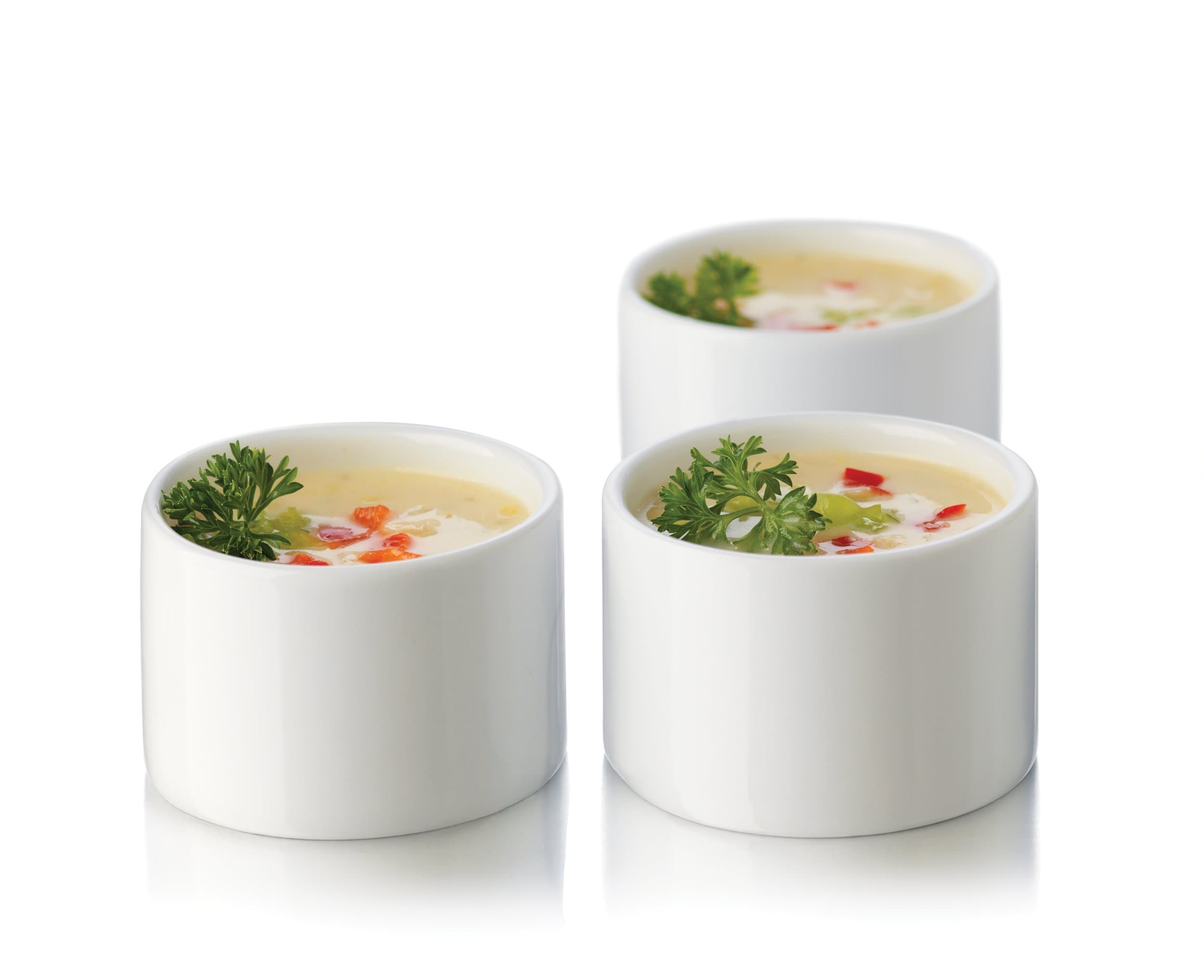 Libbey Just Tasting Round Bowl Set, Ceramic, (13pcs) 12 bowls- one recipe card