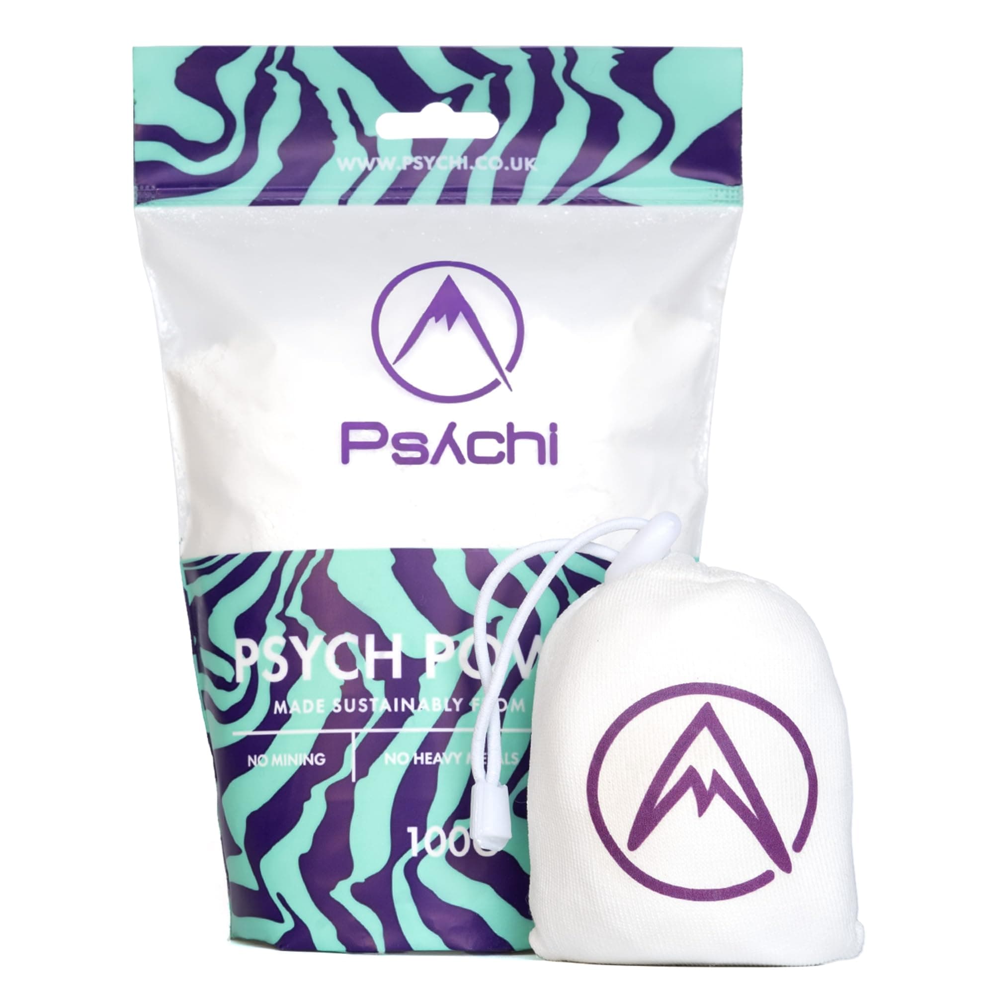 Rock Climbing Refillable Chalk Ball Loose Chalk Bundle | Ultimate Grip Strengthener for Gymnastics, Weightlifting, Gym - Bundle Includes Gym Chalk Ball and 100g Bouldering Loose Powder Chalk