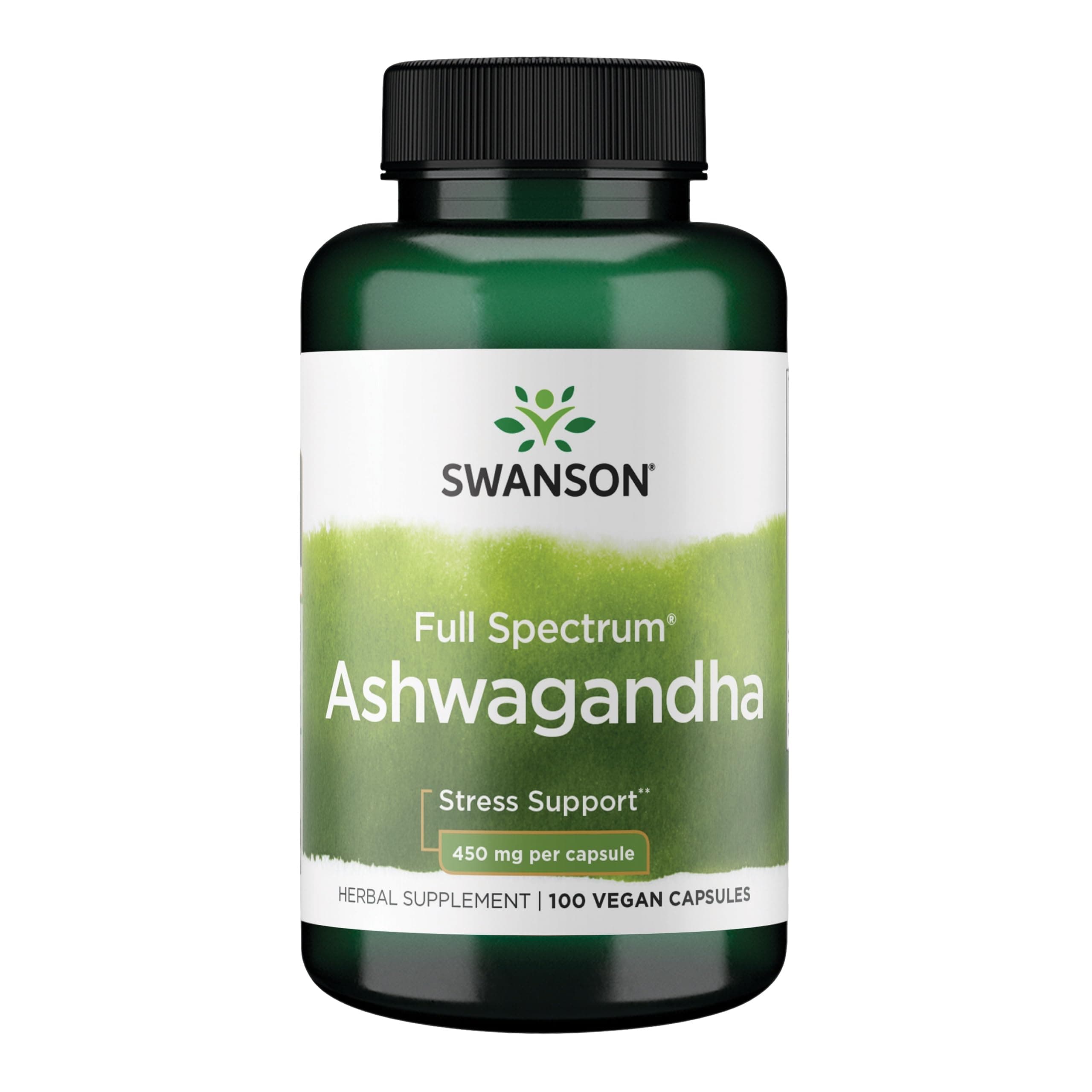 Full Spectrum Ashwagandha - Natural Stress, Energy, Sleep & Immune Support* - Traditional Ayurvedic Supplement - Gluten-Free & Non-GMO - 100 Vegan Capsules