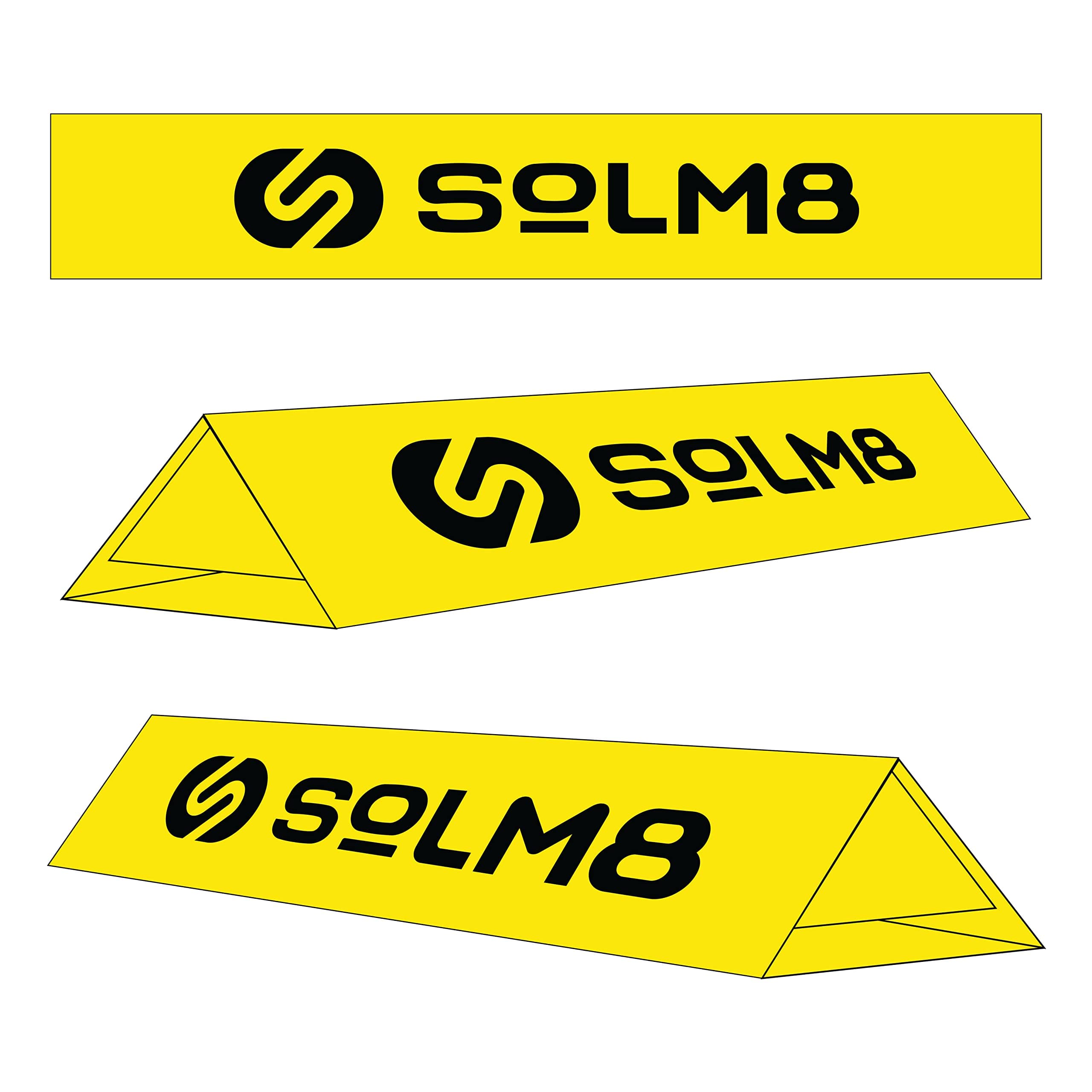 Customizable Cricket Boundary Wedges Lightweight Collapsible Boundary Markers easy to install for promoting cricket events, corporate branding, and high visibility promotions