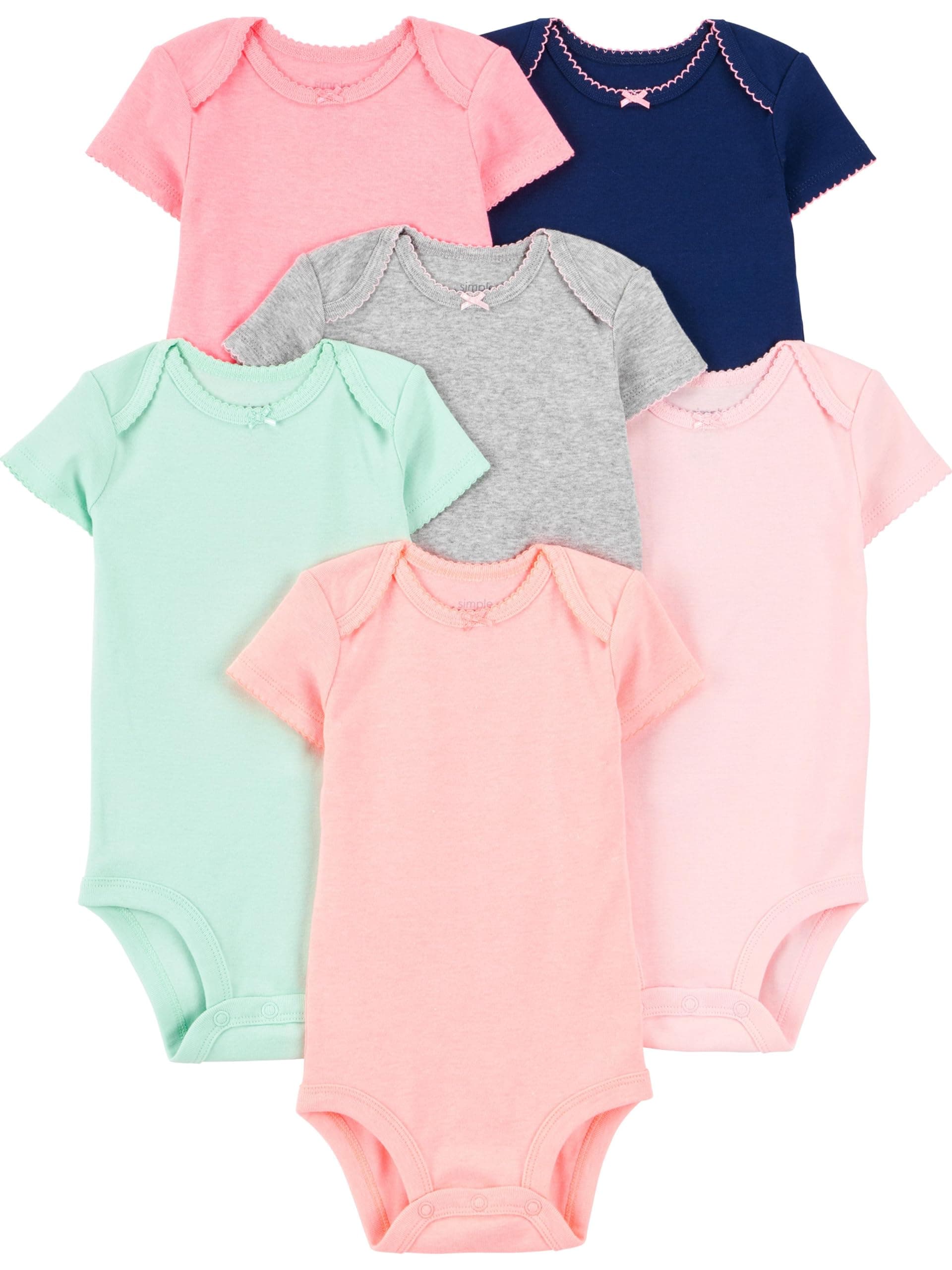 Simple Joys by Carter's Baby Girls' 6-Pack Sleeveless Bodysuit