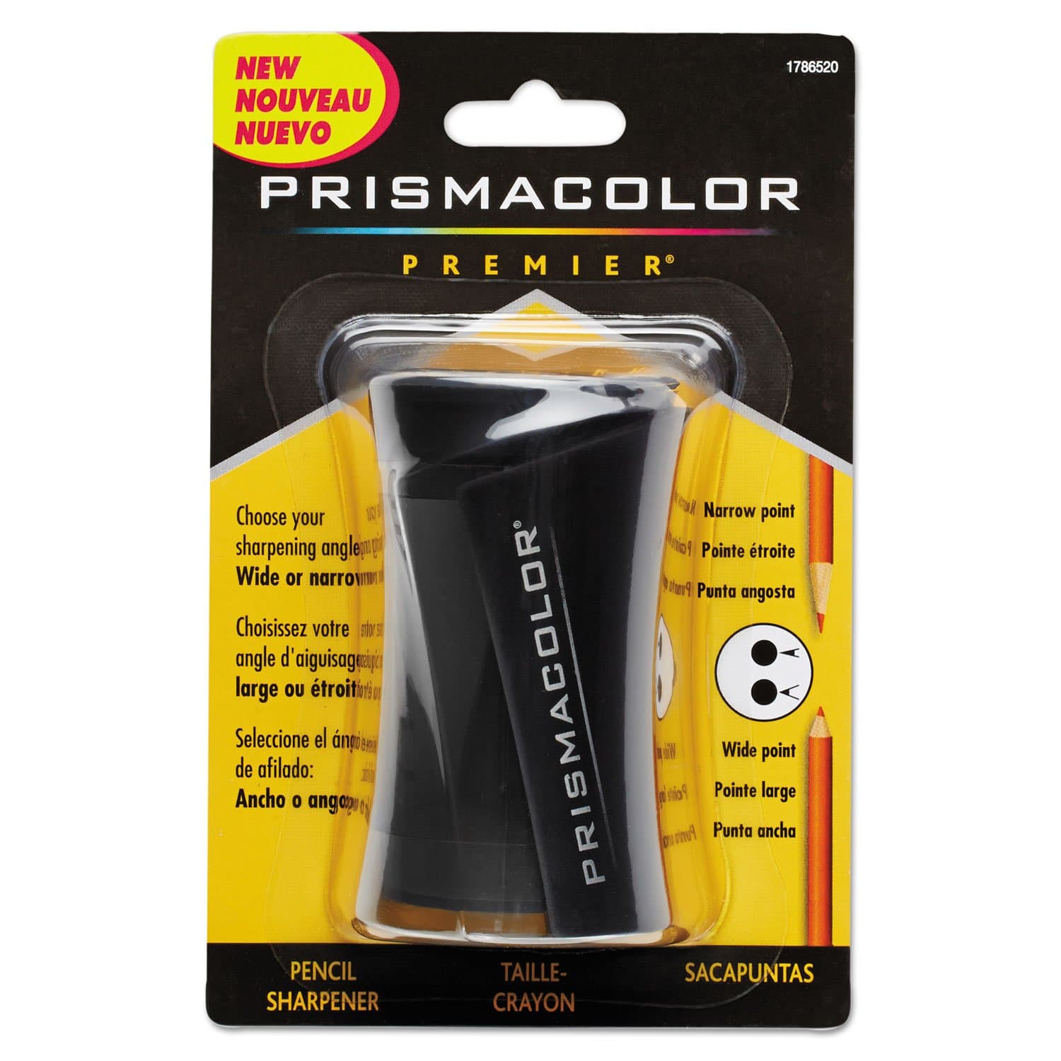 Premier Colored Pencil Sharpener-Black