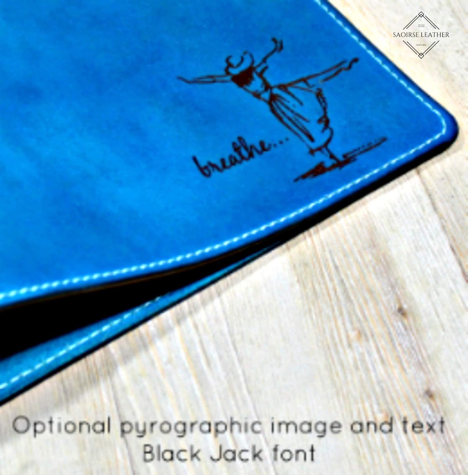 Add a Pyrographic Image or Text to any Binder, Traveler's Notebook or"Glenn" Tray