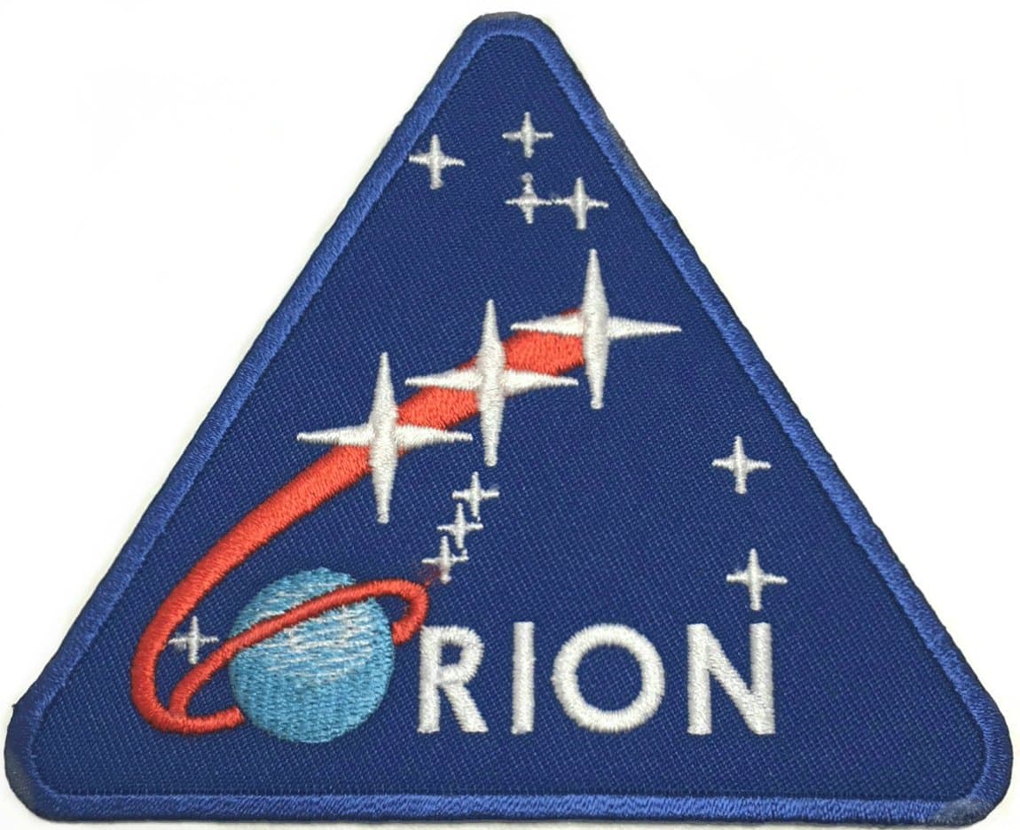 NASA Orion Patch (3.5 Inch) Embroidered Iron on Badge Astronaut Space Suit Emblem