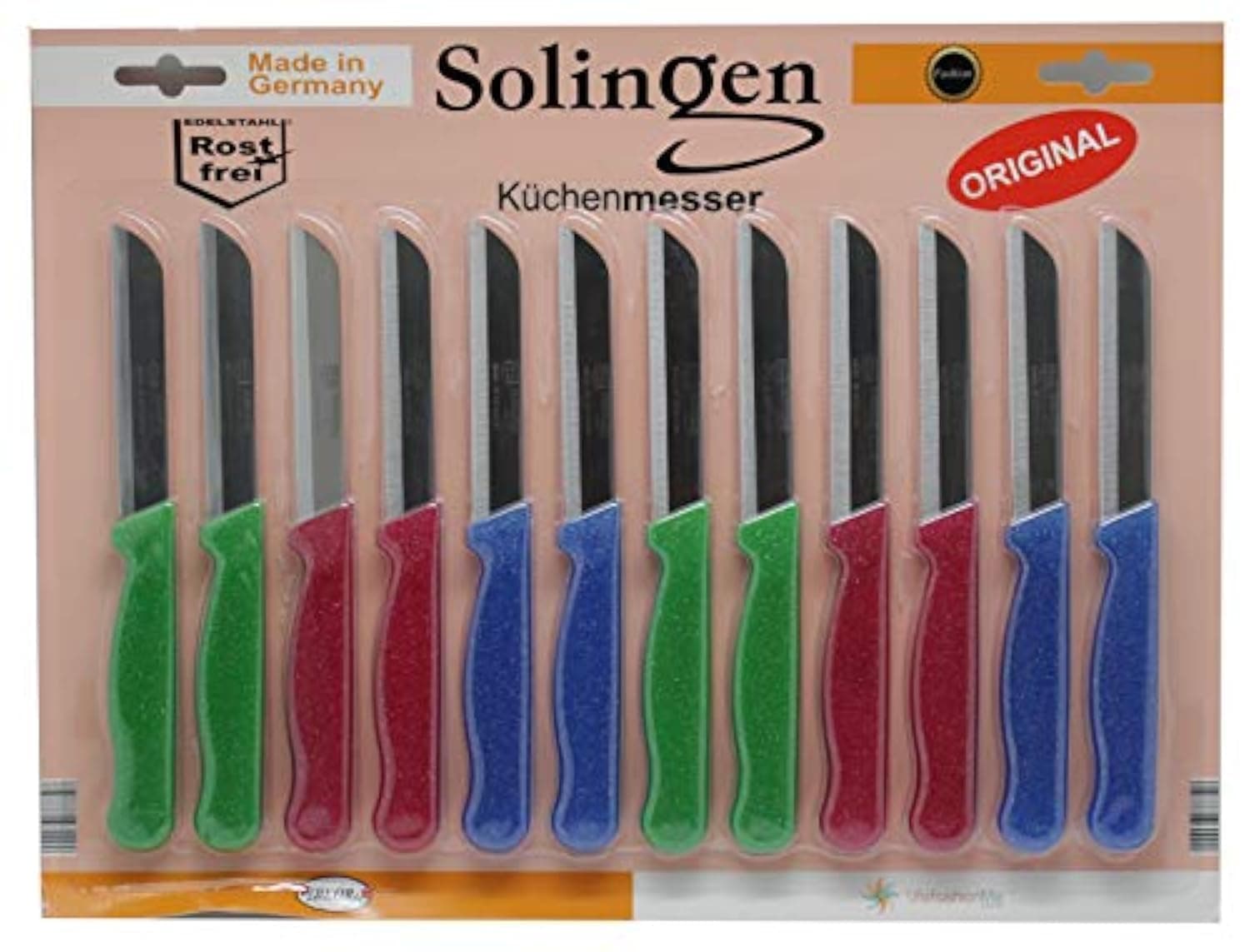 SolingenGlitter Handle Knife,12 Pieces