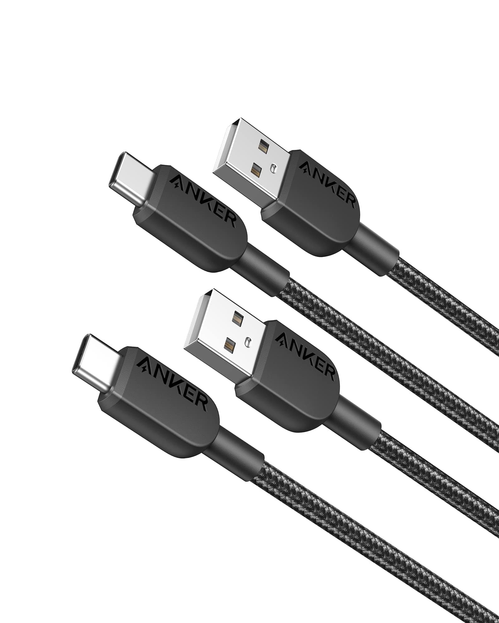 USB C Cable, [2 pack, 3ft] 310 USB A to USB C Charger Cable, USB A to Type C Charger Cable Fast Charging for iPhone 17/16/15, iPad Pro, Samsung Galaxy, and More (USB 2.0, Black)